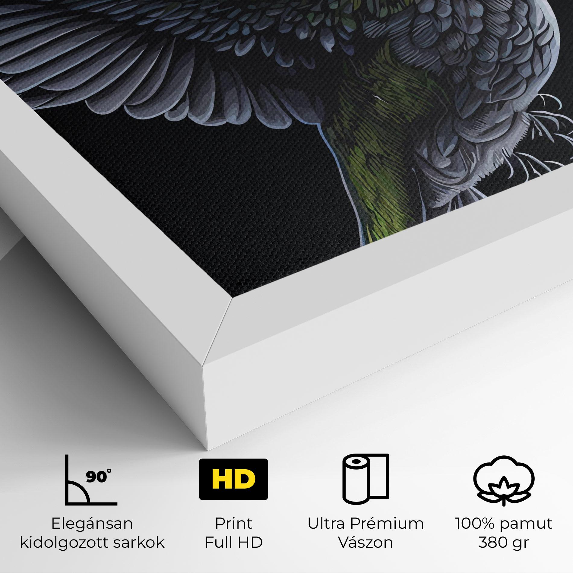 Vászonkép Hummingbird mockup 4