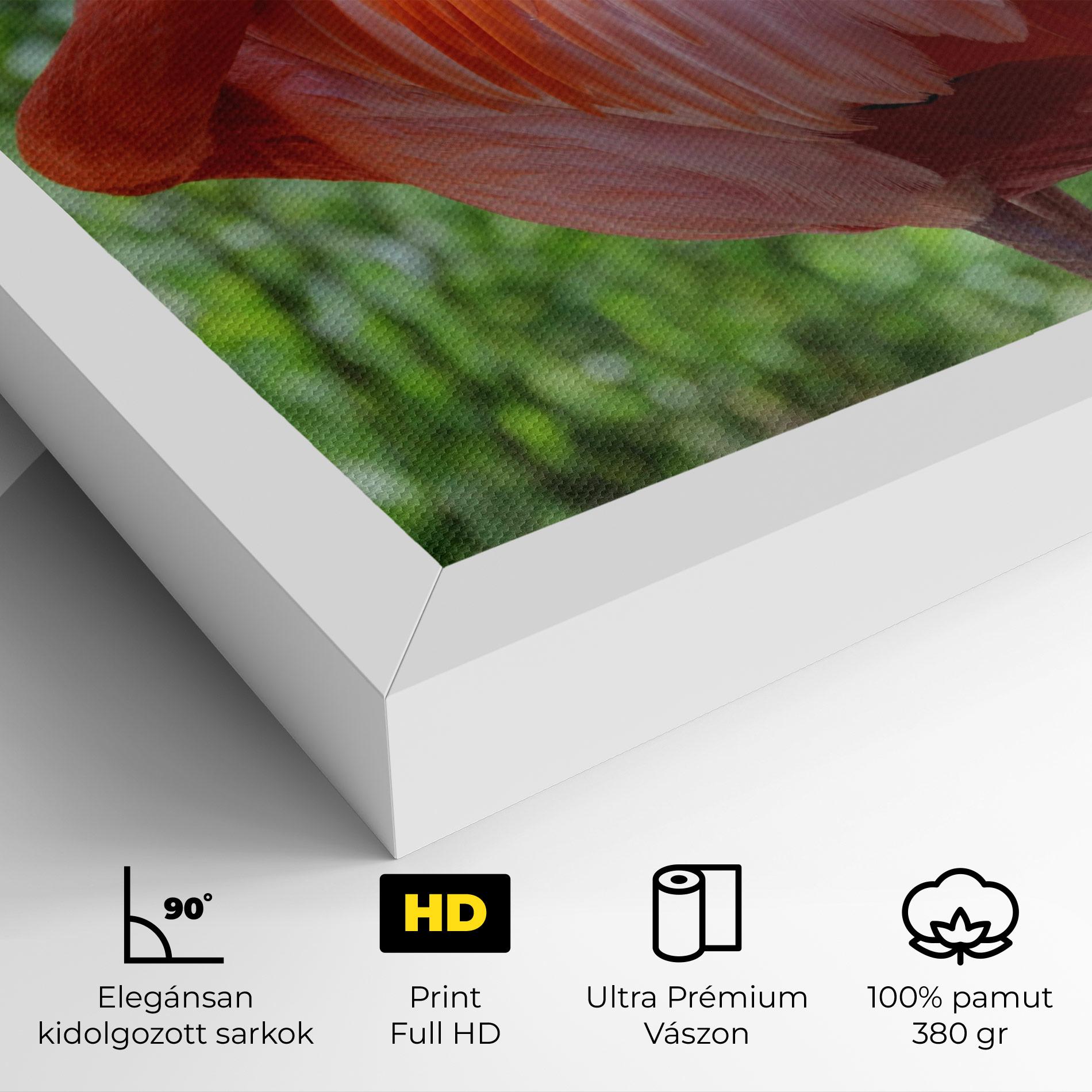 Vászonkép Red Flamingo mockup 4