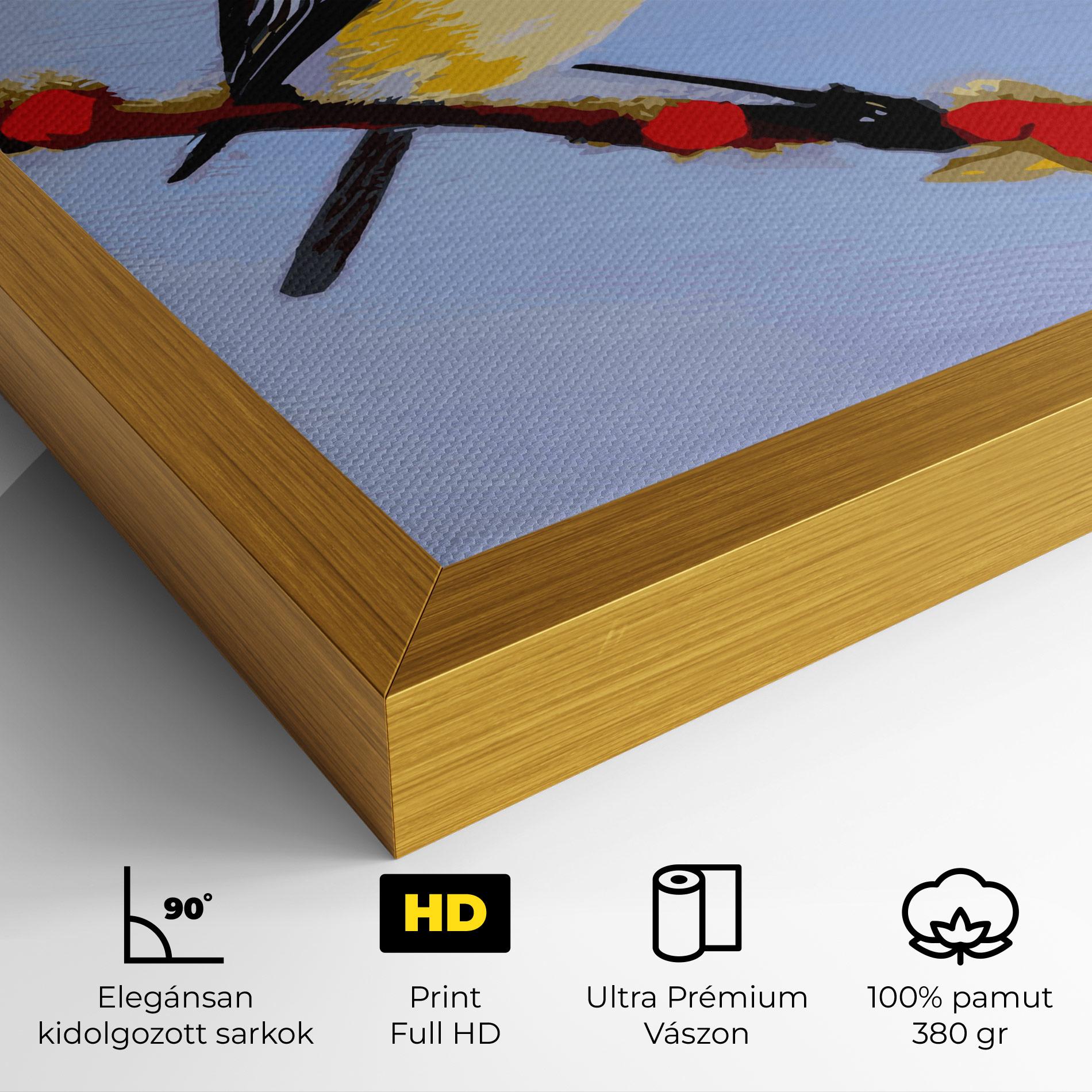 Vászonkép Bird Painting mockup 4
