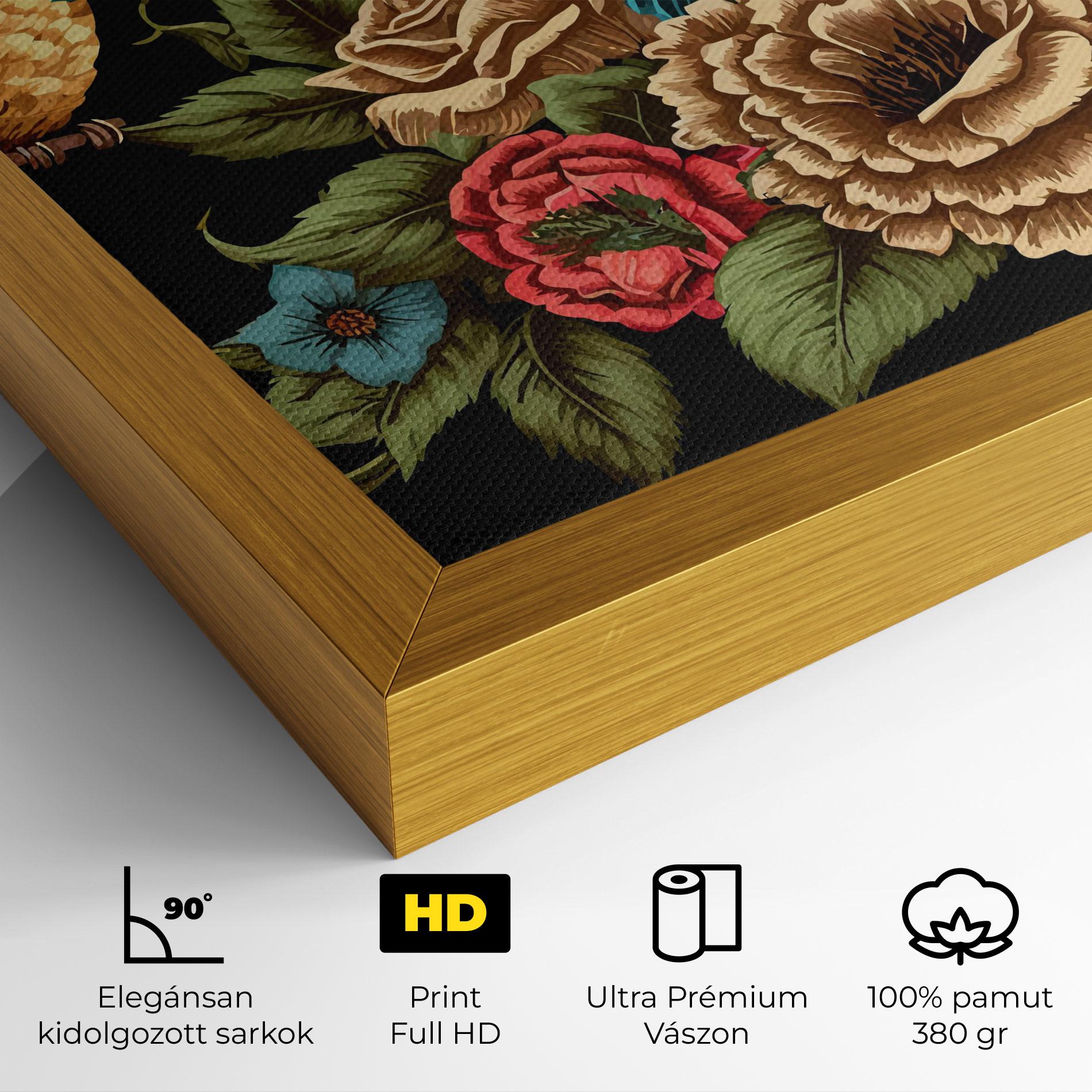 Vászonkép Blue Birds mockup 4