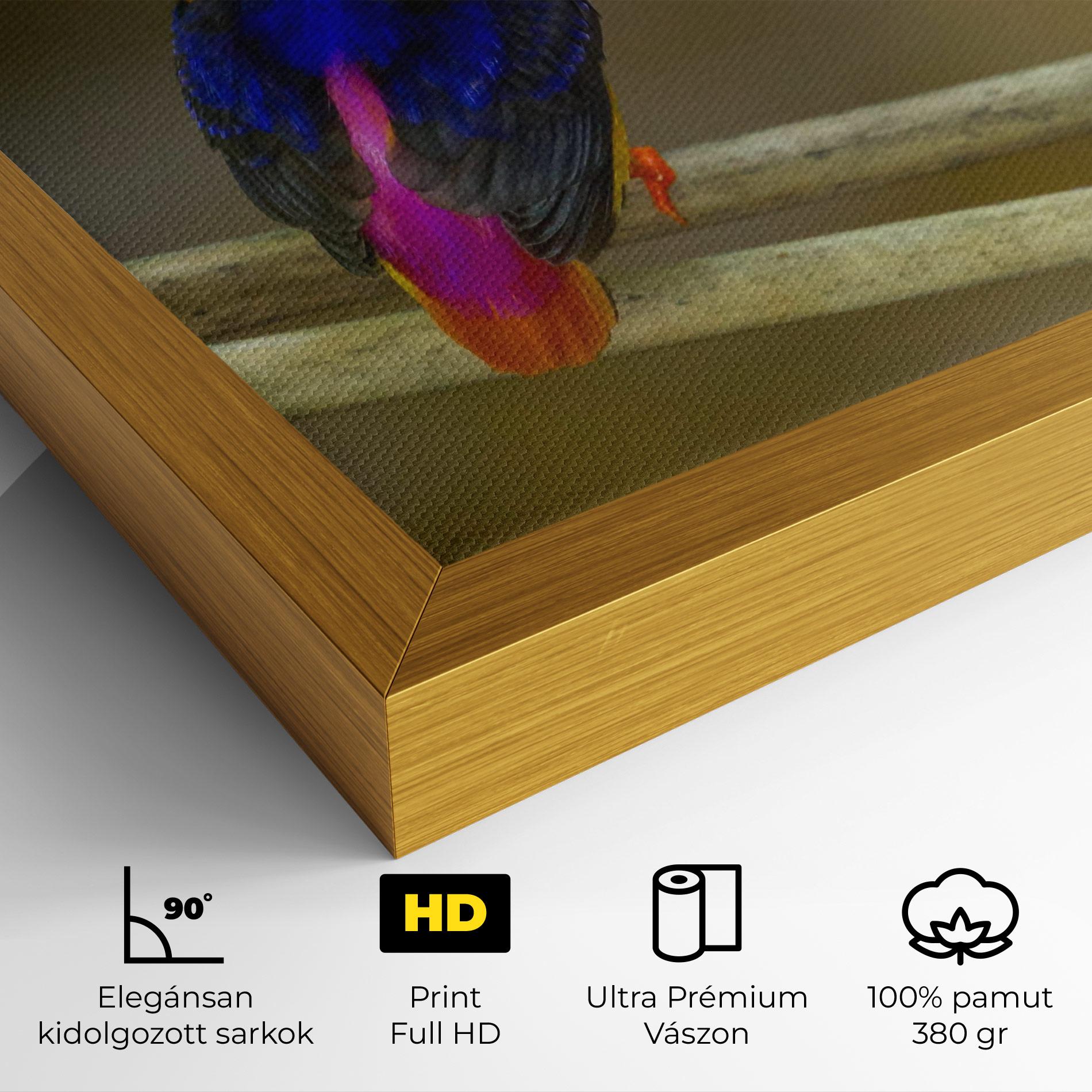 Vászonkép Colorful Bird mockup 4
