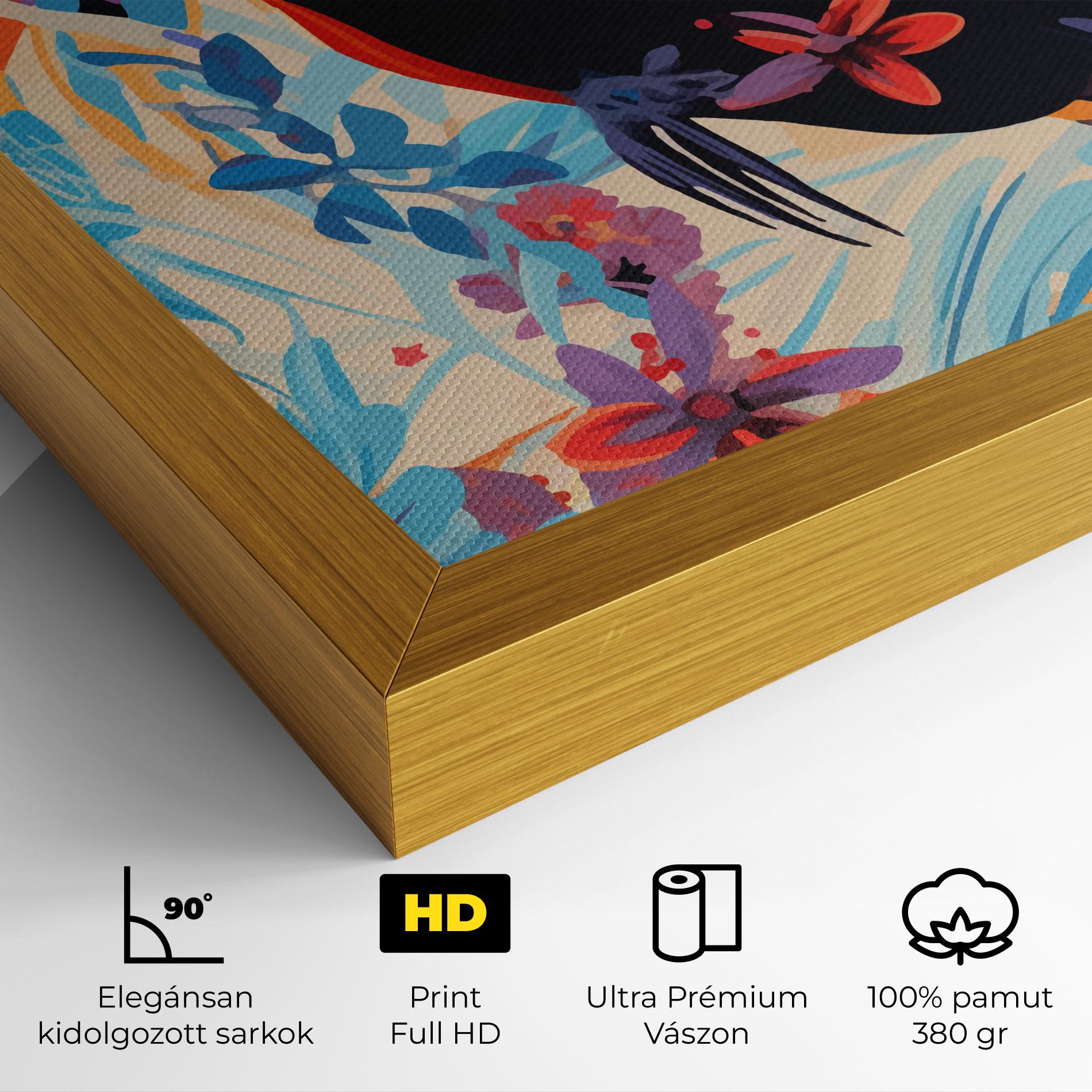Vászonkép Colorful Toucan mockup 4