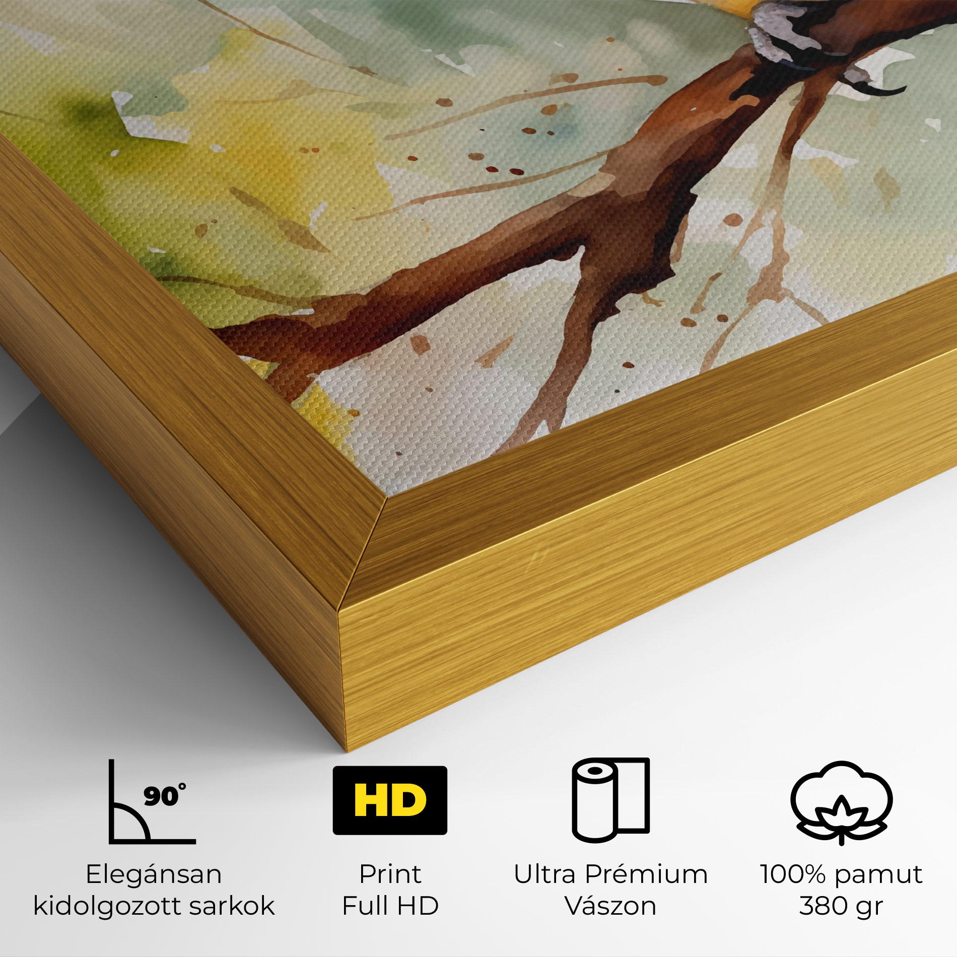 Vászonkép Cute Baby Parrot mockup 4