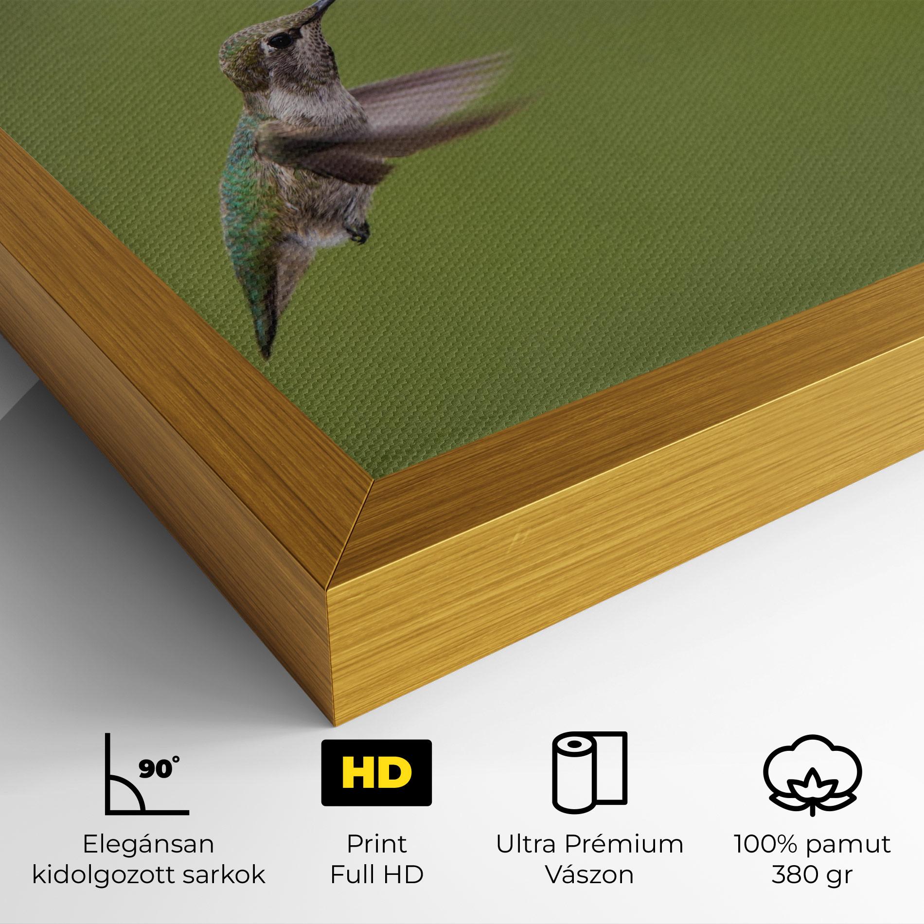 Vászonkép Cute Hummingbird mockup 4