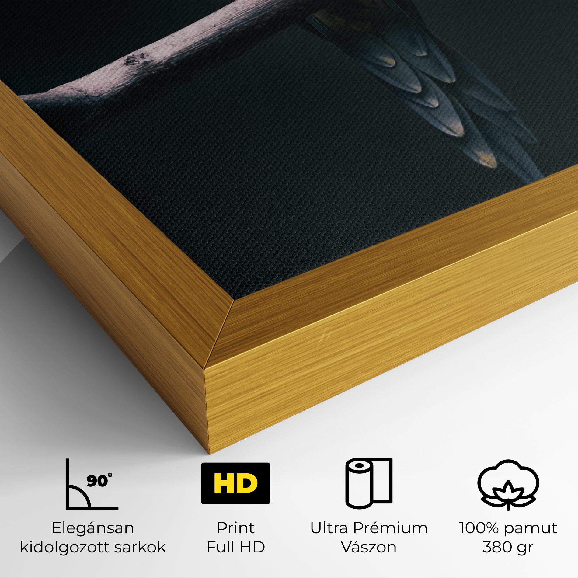 Vászonkép Fire Parrot mockup 4