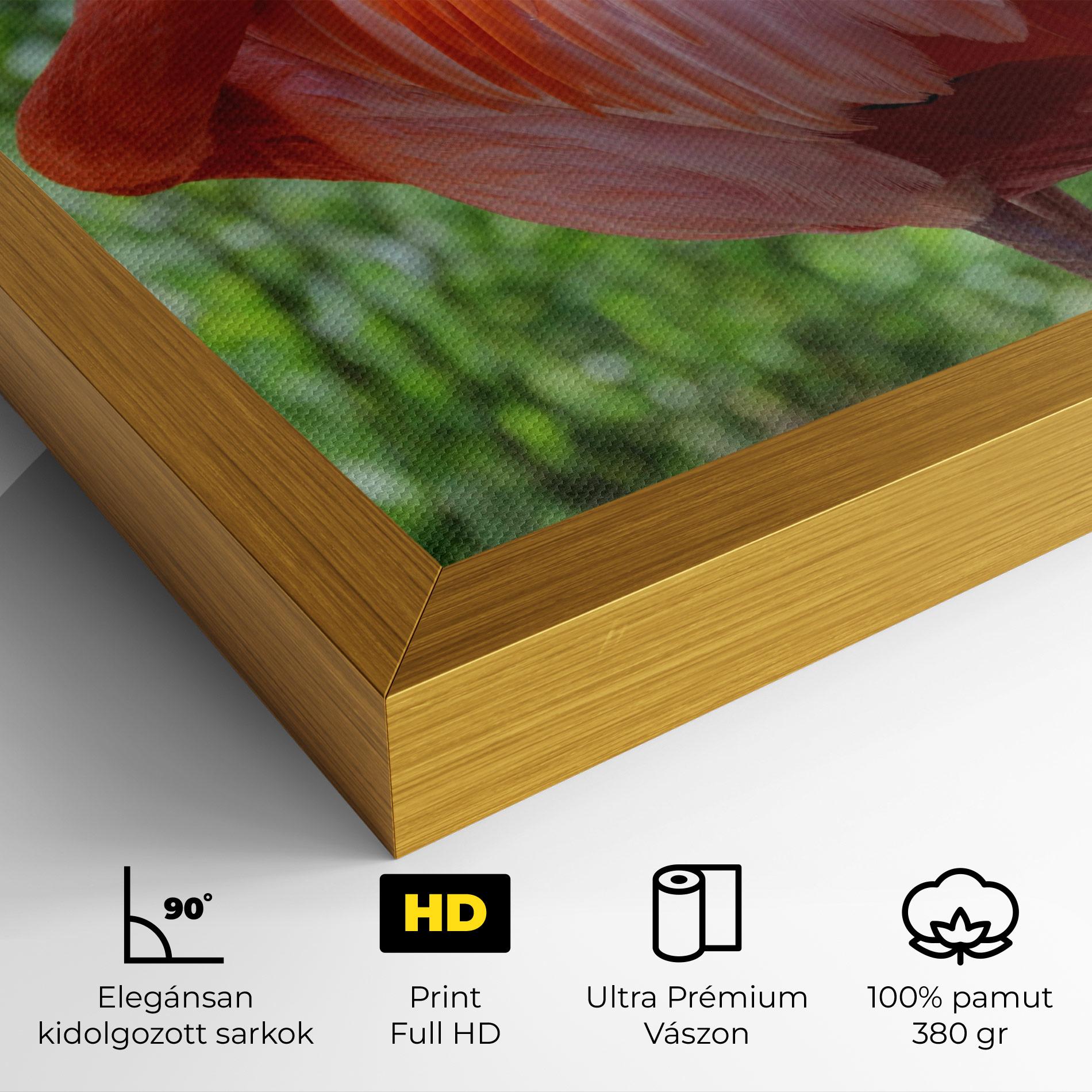 Vászonkép Red Flamingo mockup 4