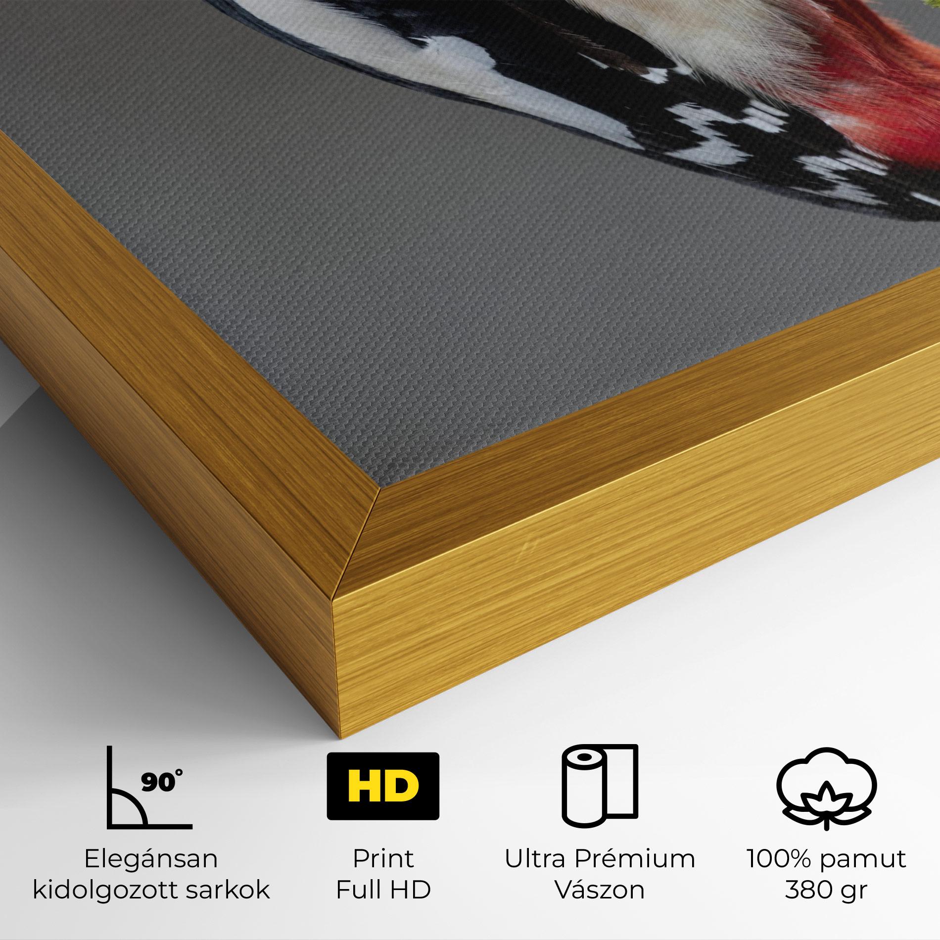 Vászonkép Woodpecker mockup 4