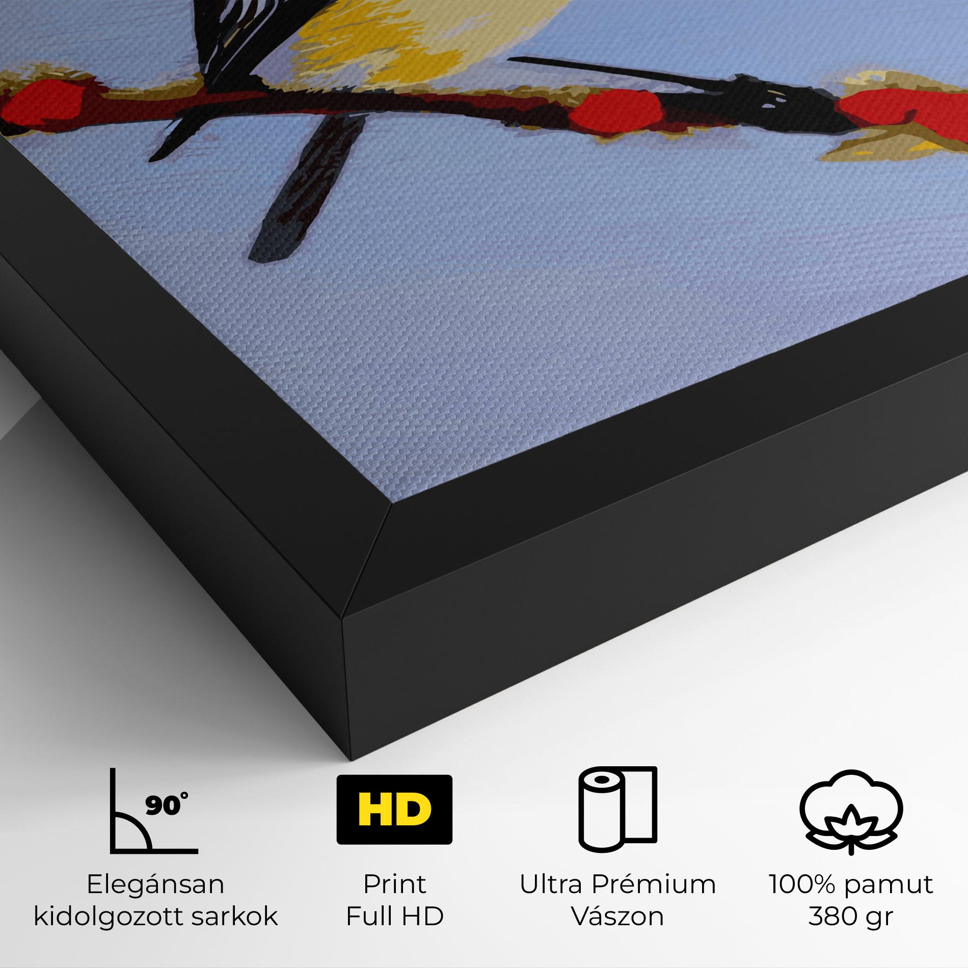 Vászonkép Bird Painting mockup 4