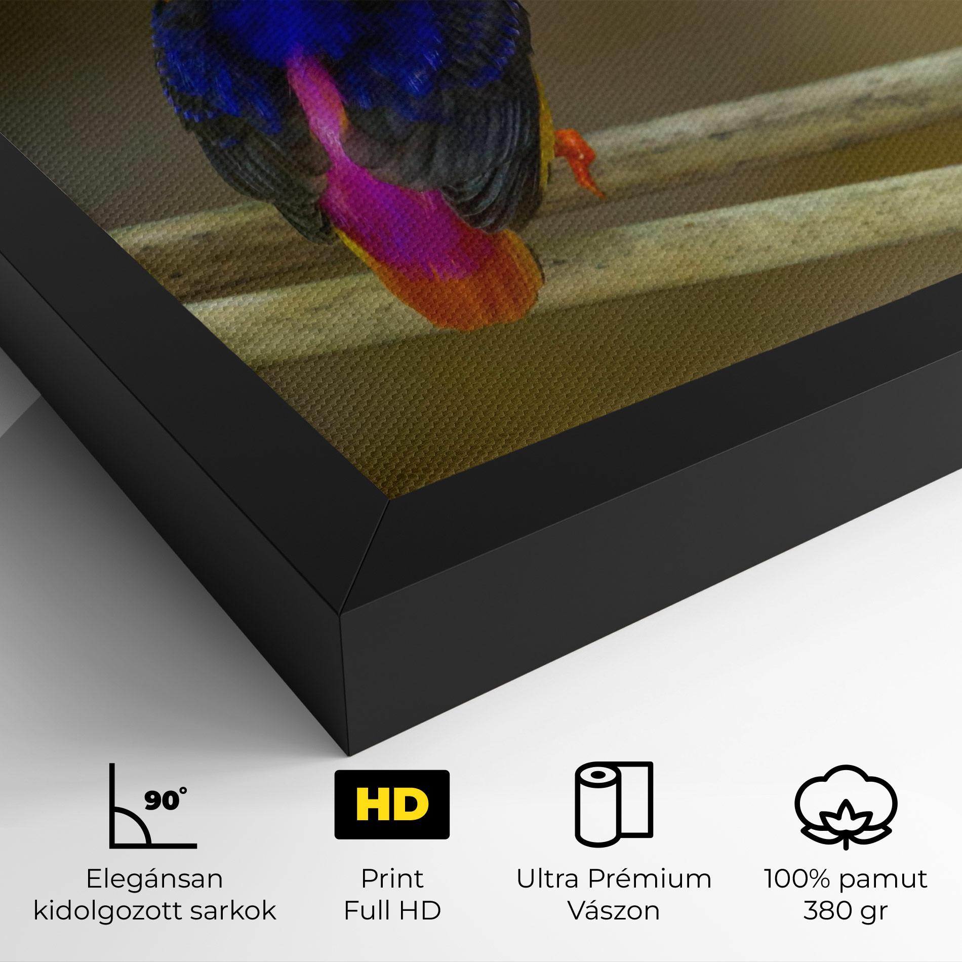 Vászonkép Colorful Bird mockup 4