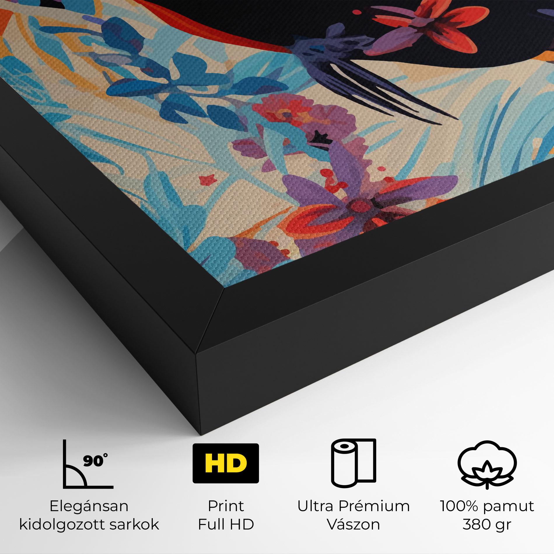 Vászonkép Colorful Toucan mockup 4