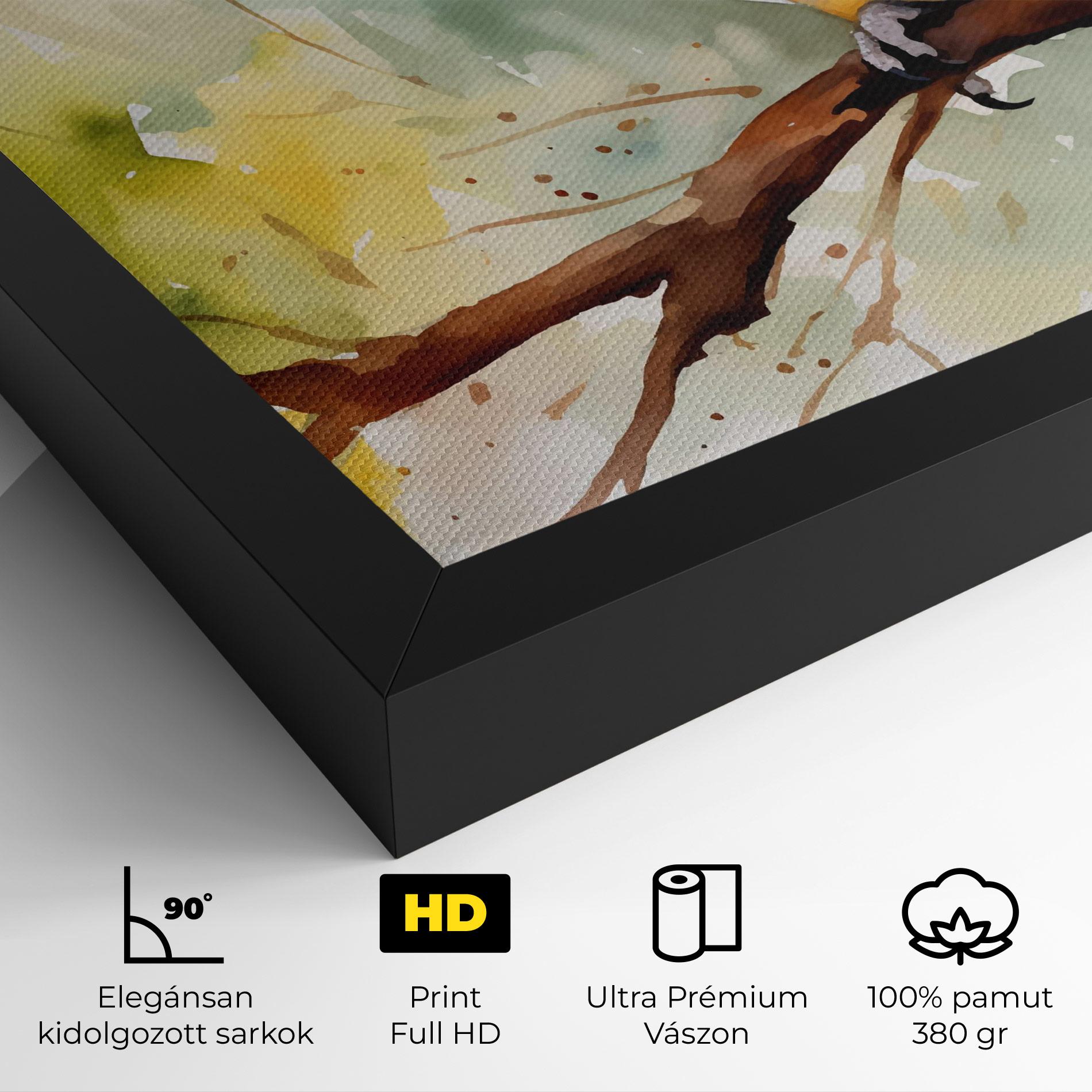 Vászonkép Cute Baby Parrot mockup 4