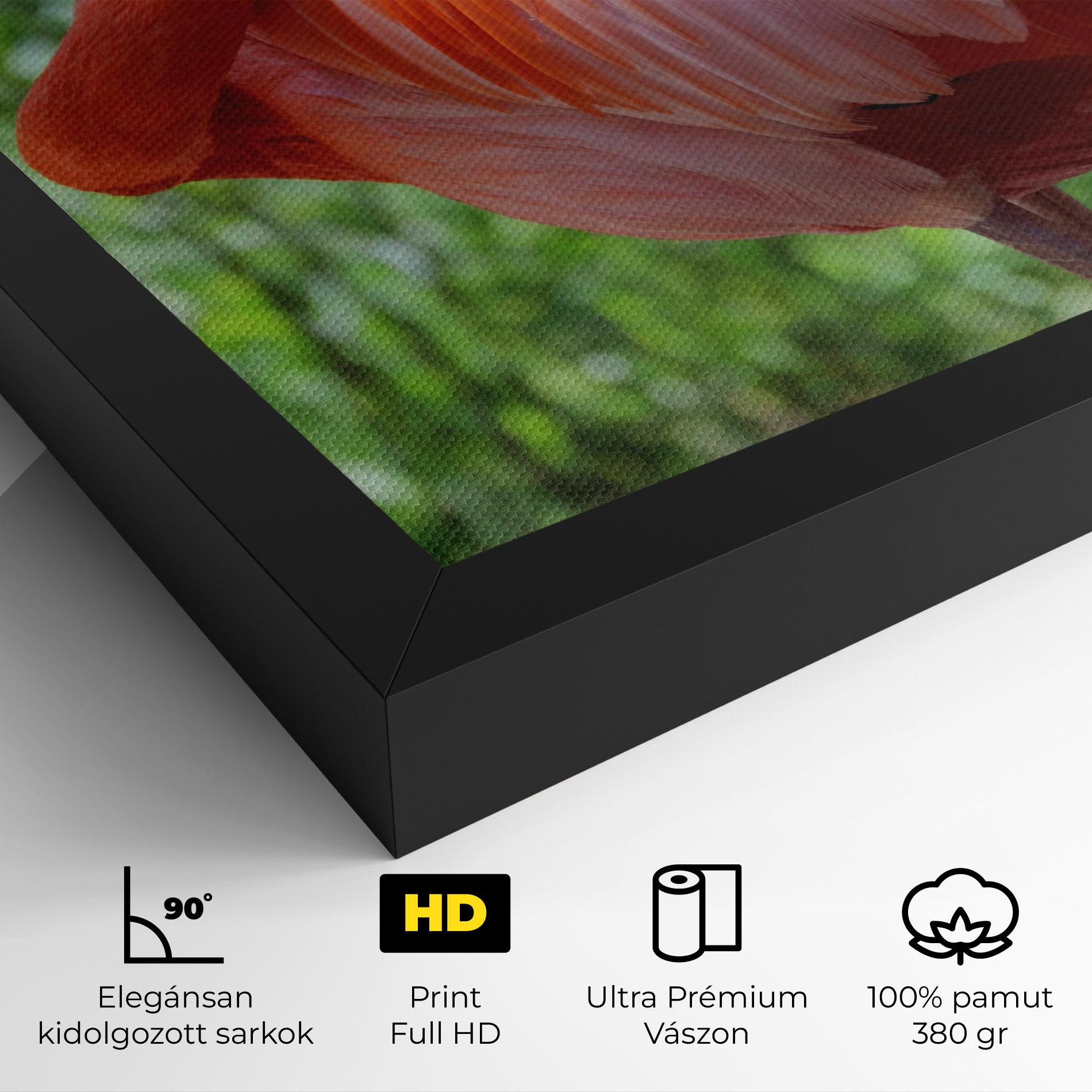 Vászonkép Red Flamingo mockup 4
