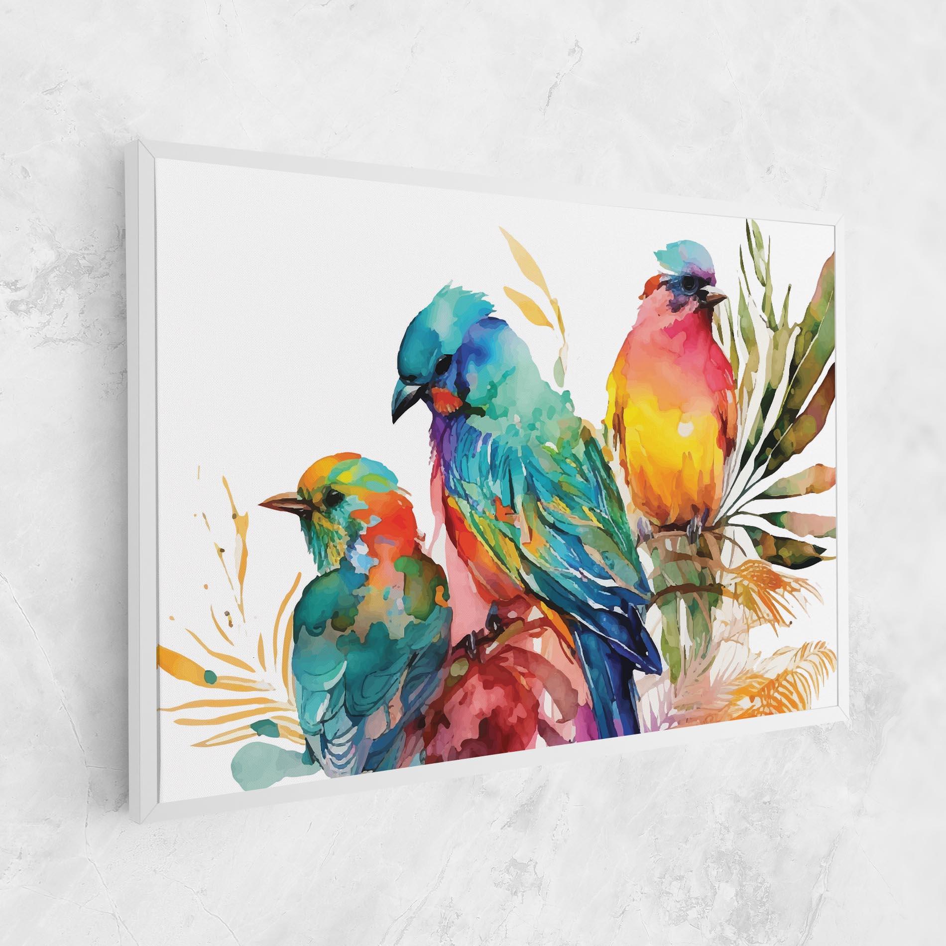 Vászonkép Colorful Birds mockup 1