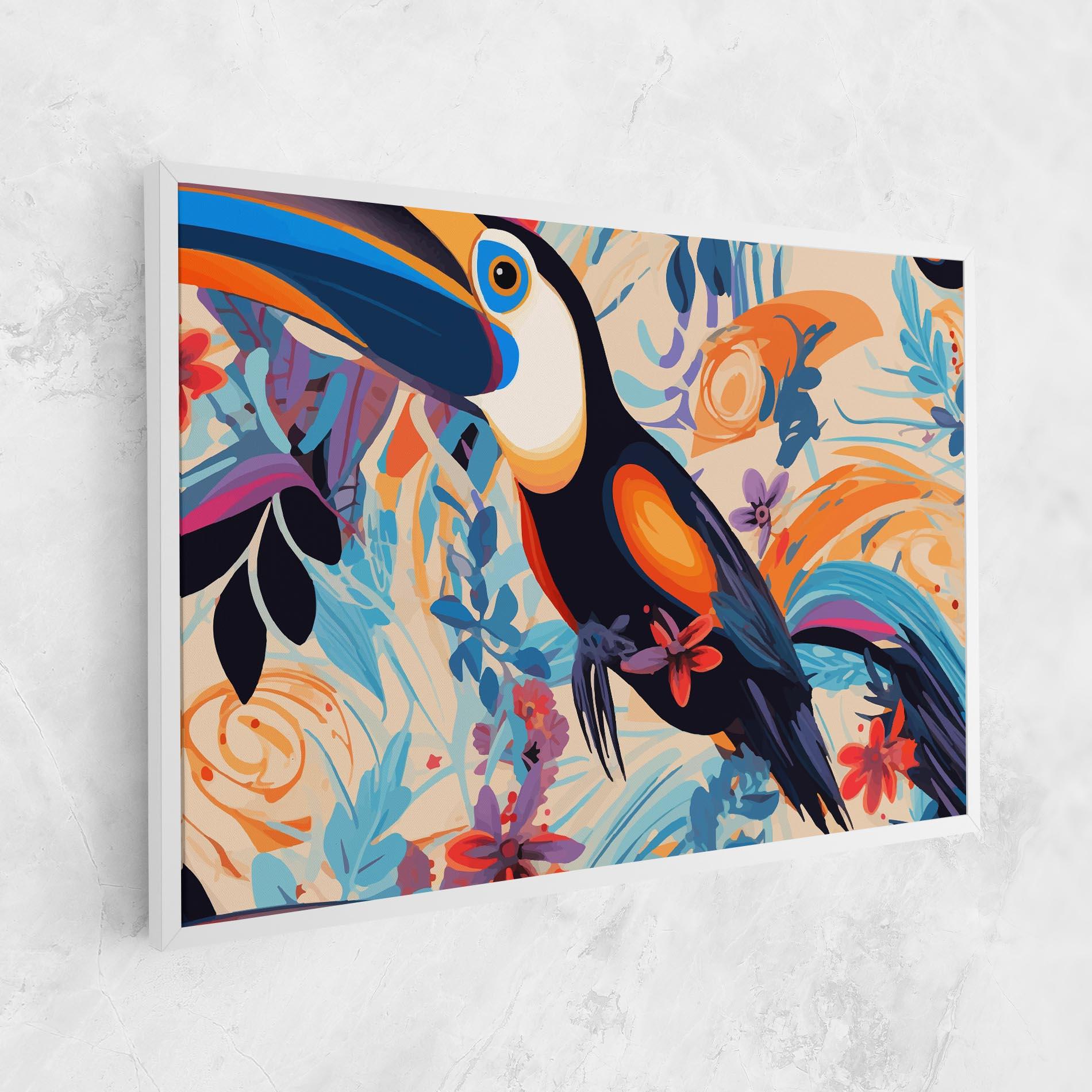 Vászonkép Colorful Toucan mockup 1