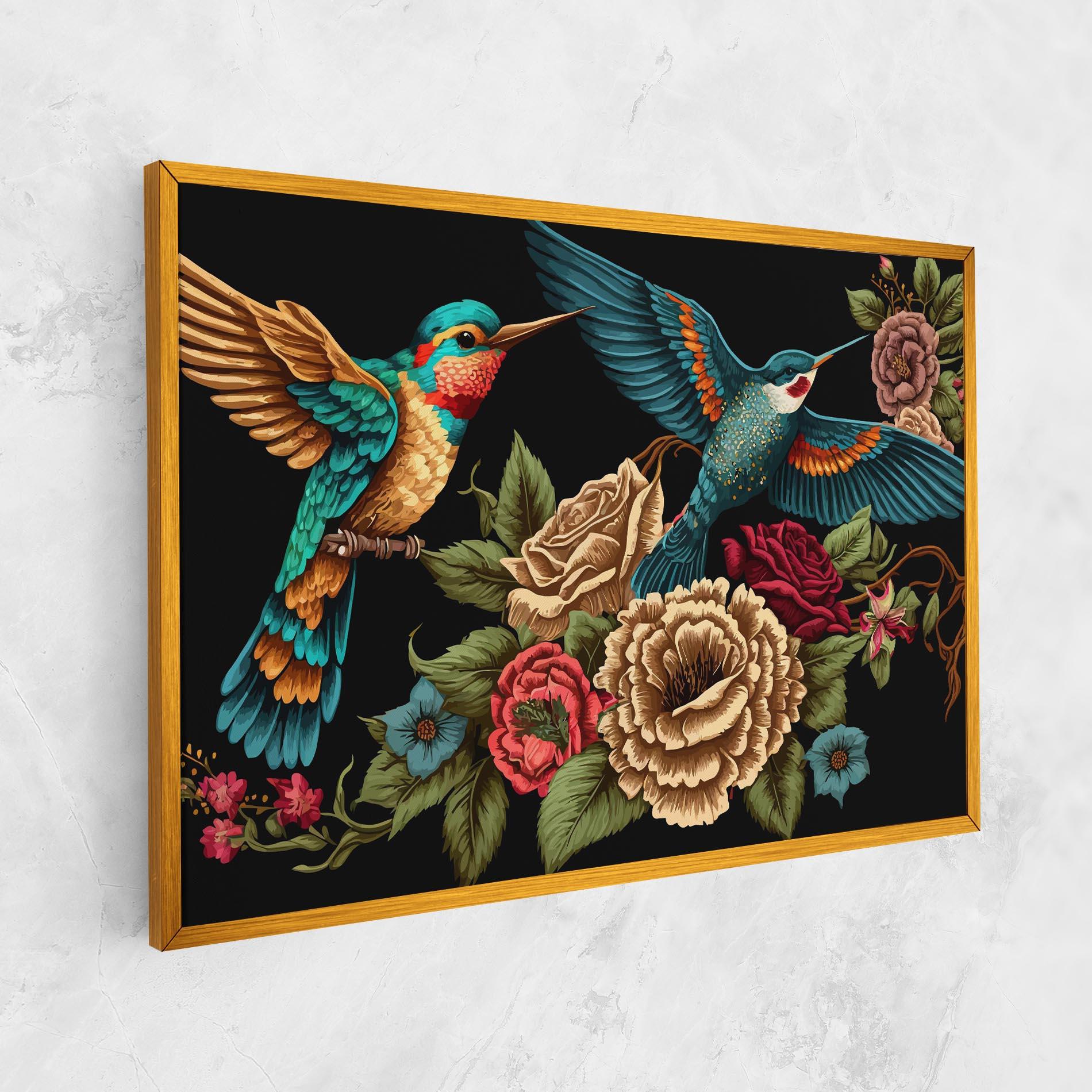 Vászonkép Blue Birds mockup 1