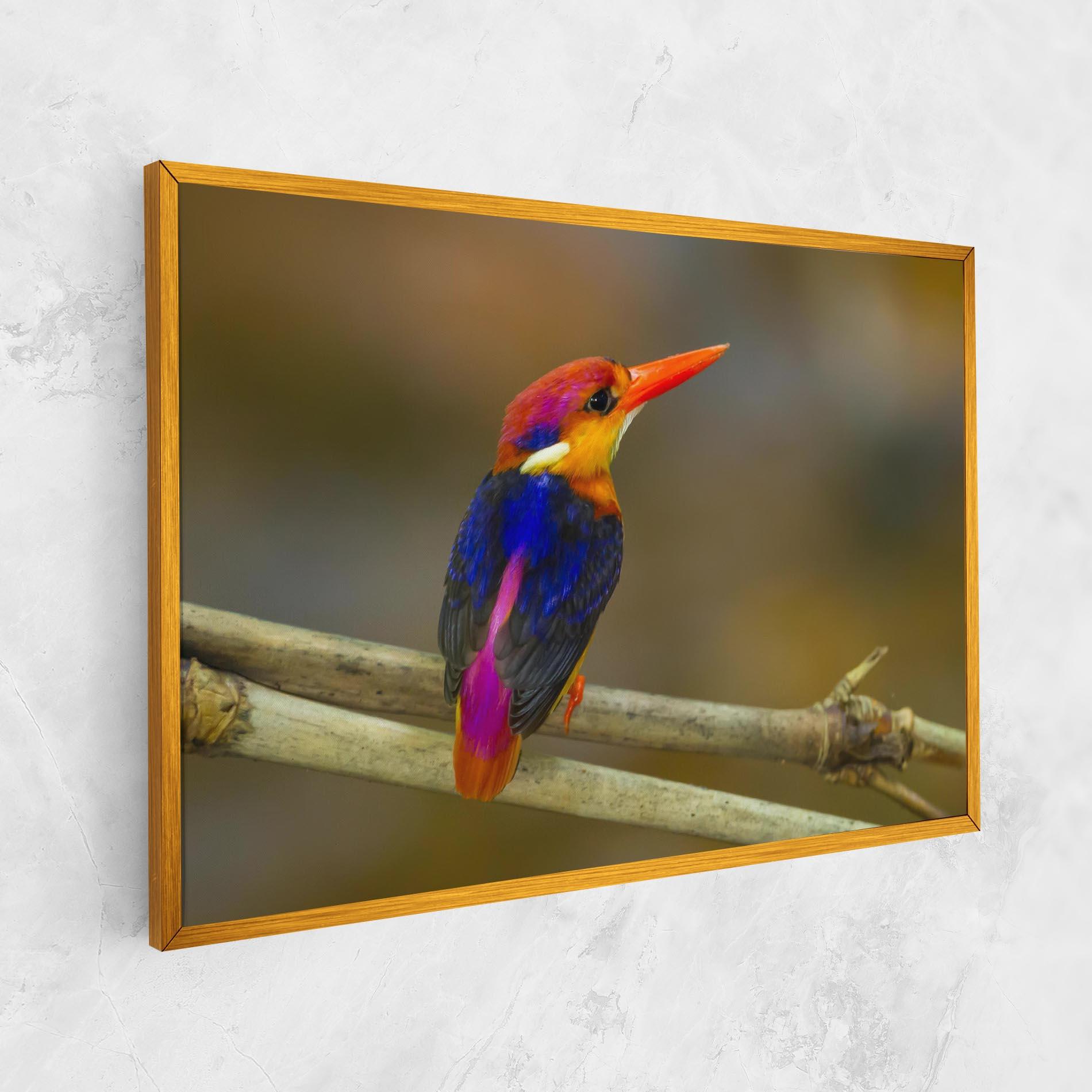 Vászonkép Colorful Bird mockup 1