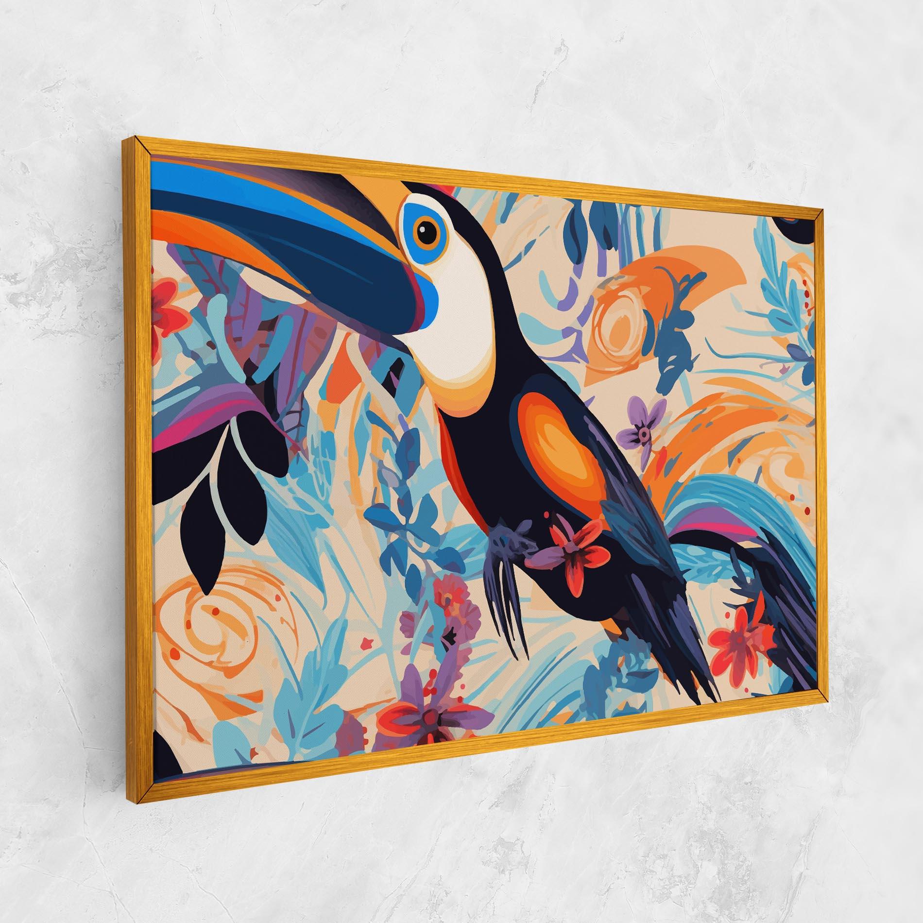 Vászonkép Colorful Toucan mockup 1