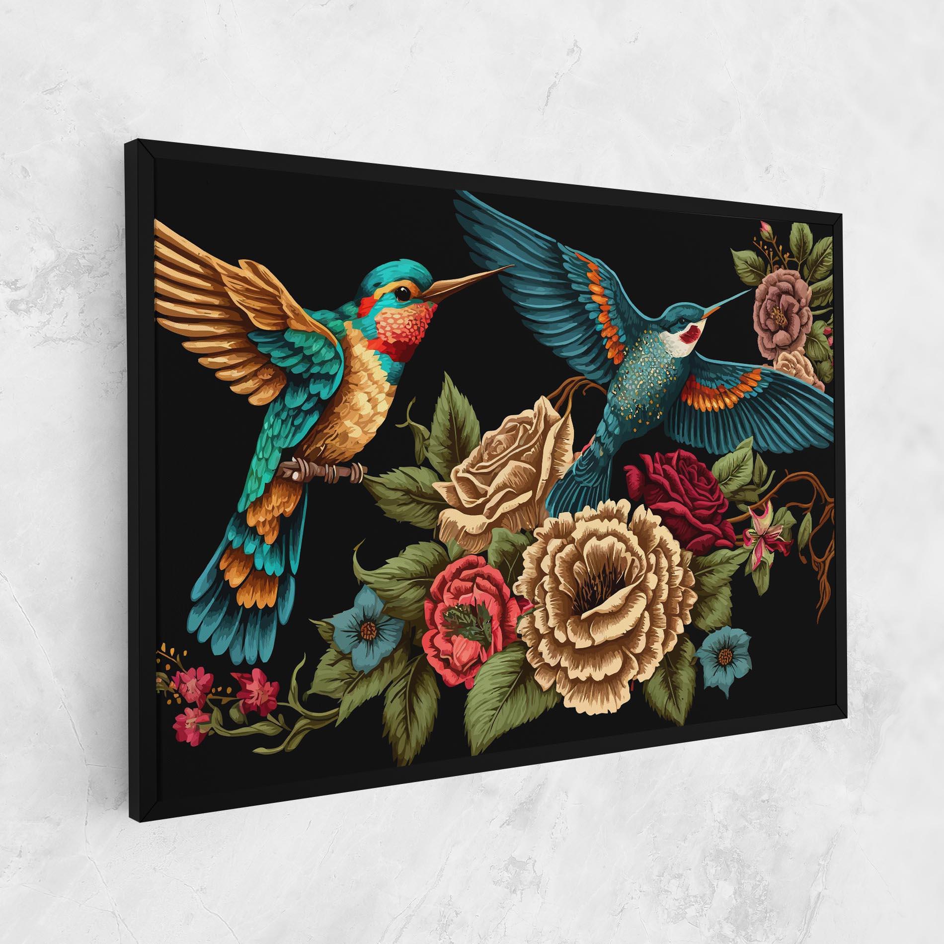 Vászonkép Blue Birds mockup 1