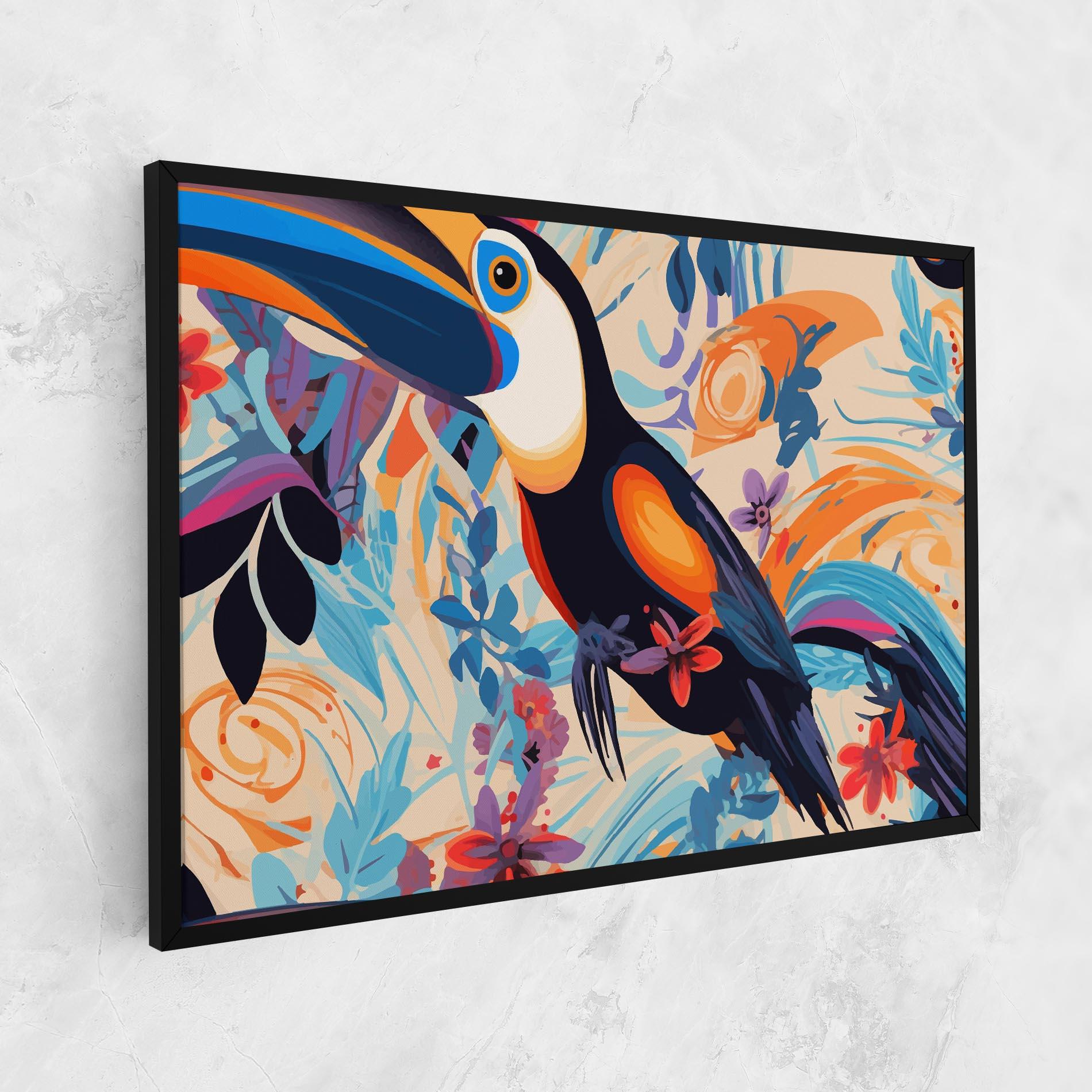 Vászonkép Colorful Toucan mockup 1