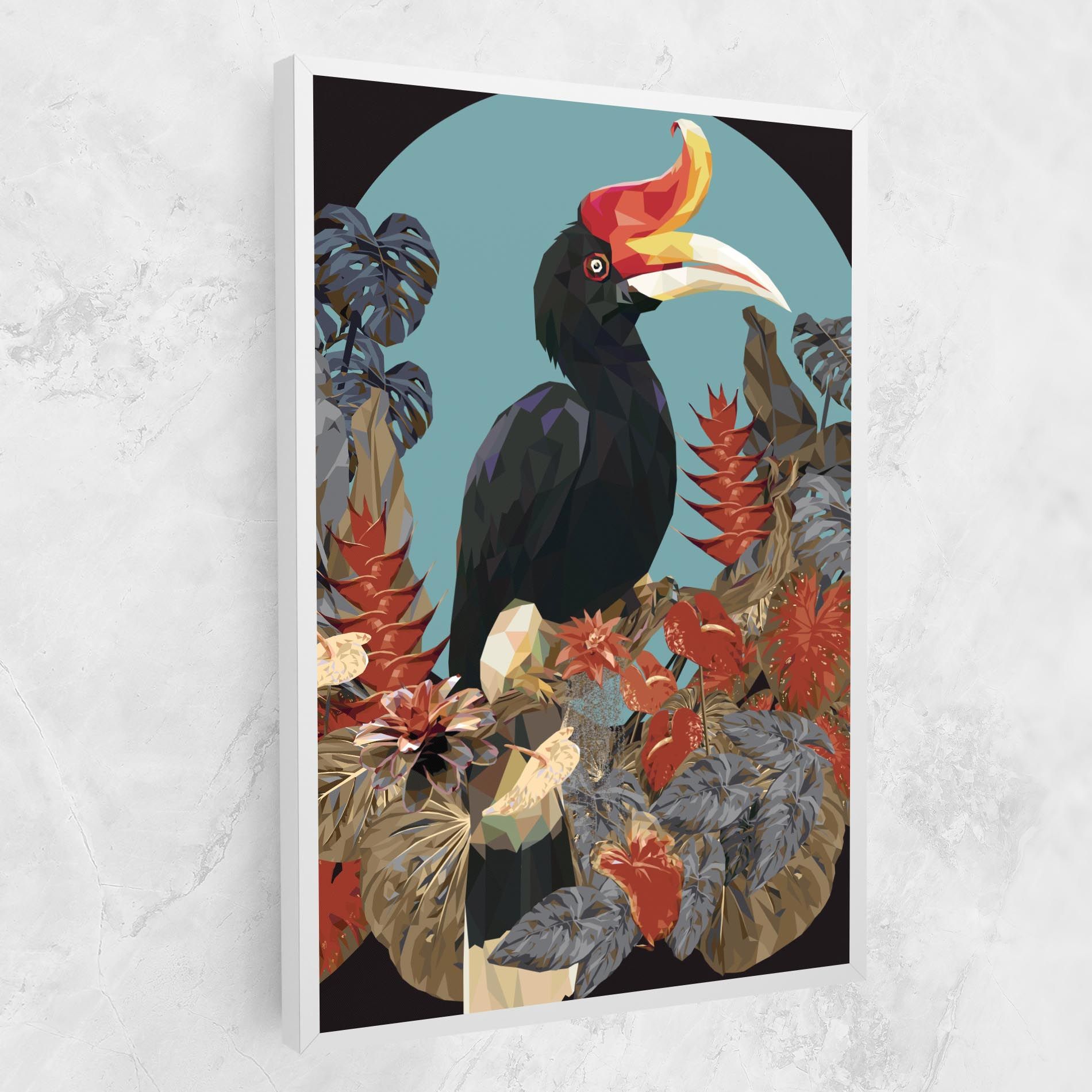 Black Interesting Bird mockup 1