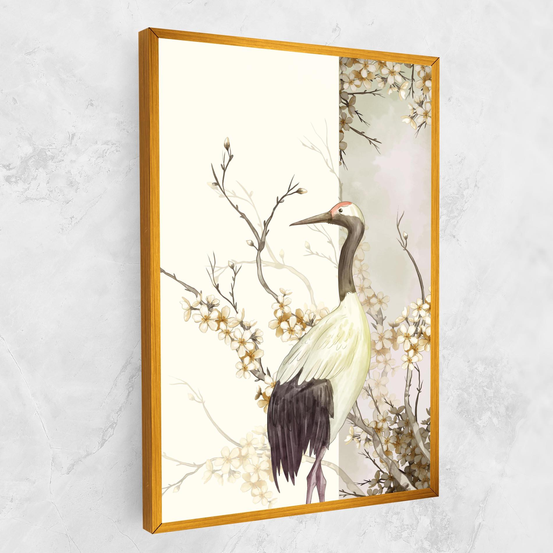 Vászonkép Asian Bird mockup 1