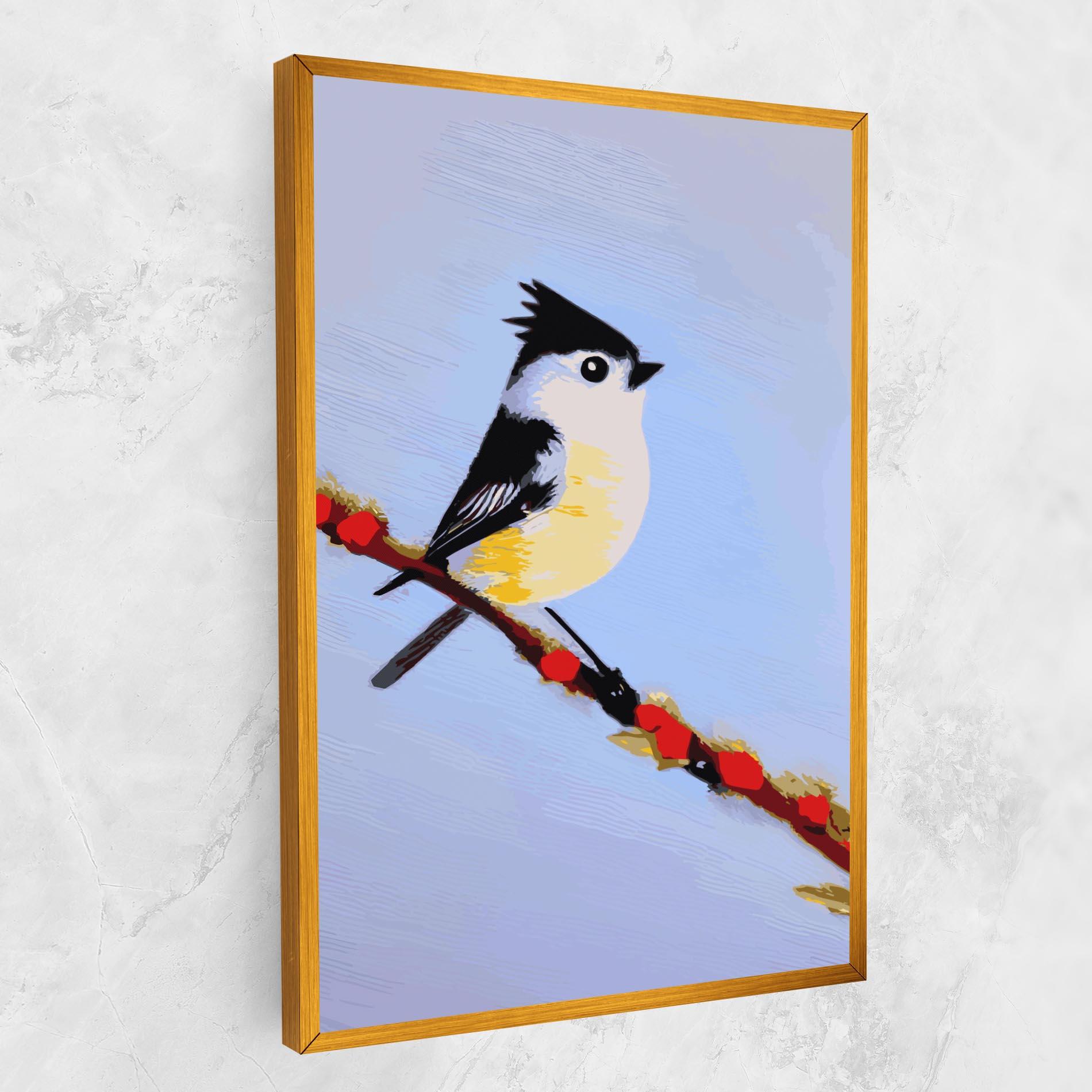 Vászonkép Bird Painting mockup 1