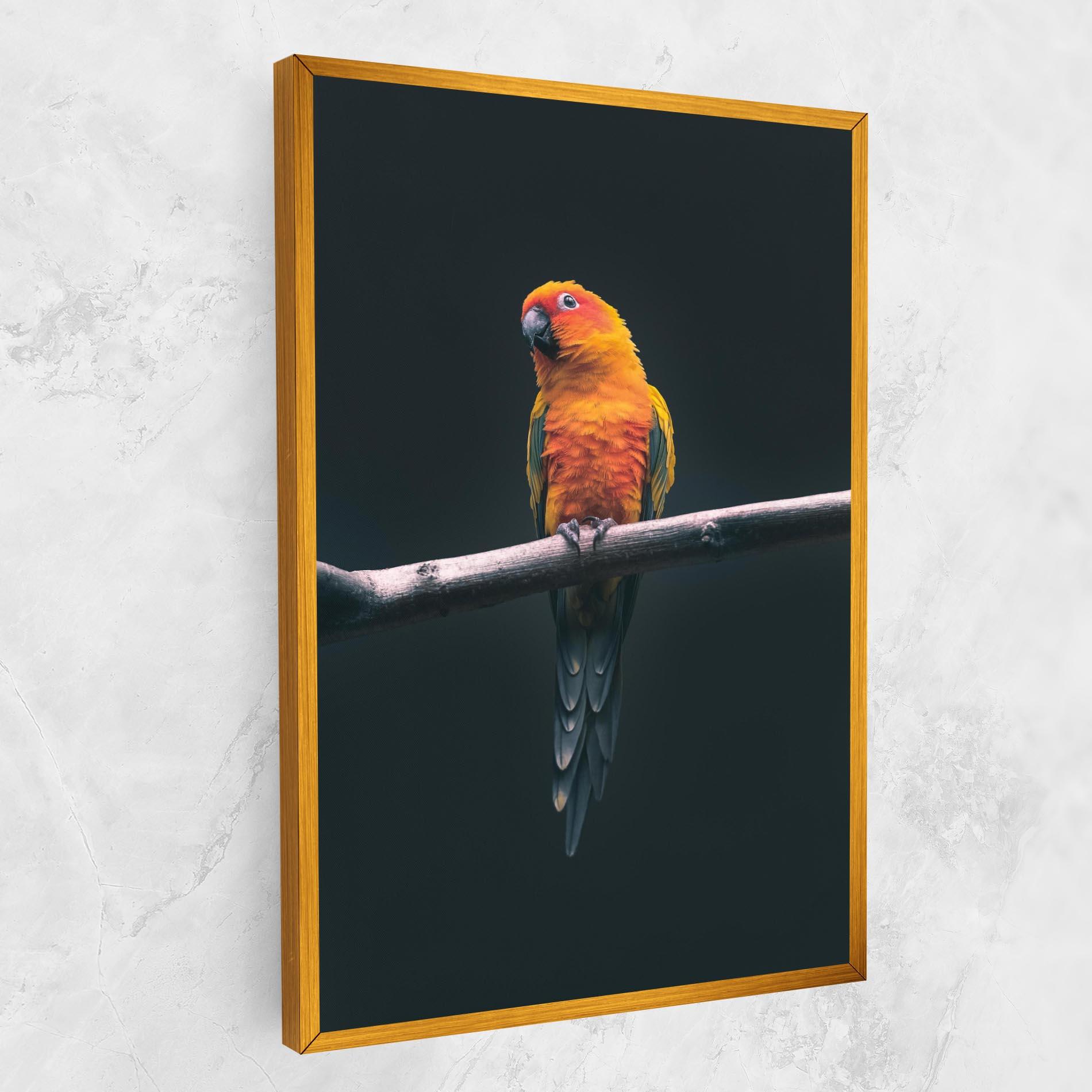 Vászonkép Fire Parrot mockup 1