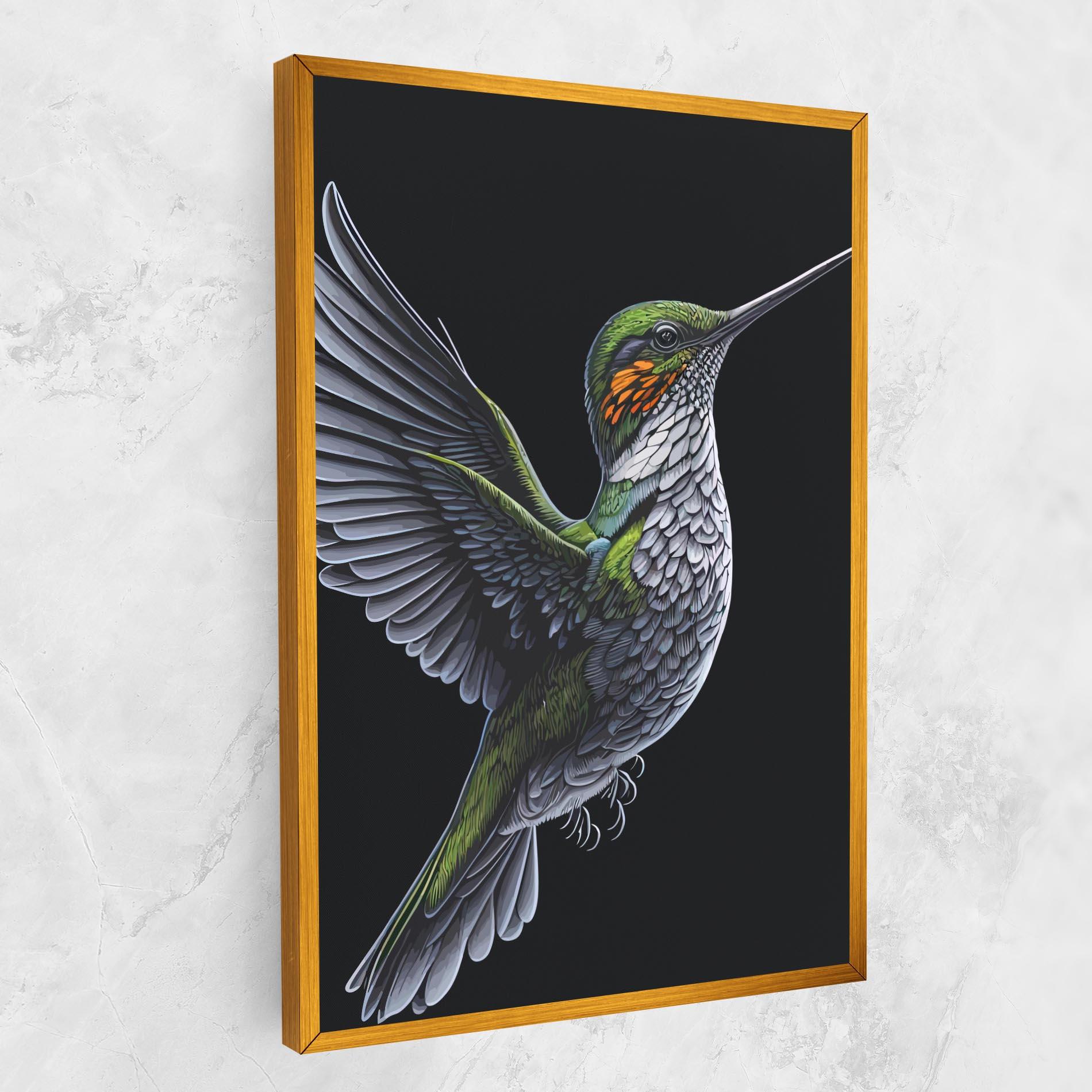 Vászonkép Hummingbird mockup 1