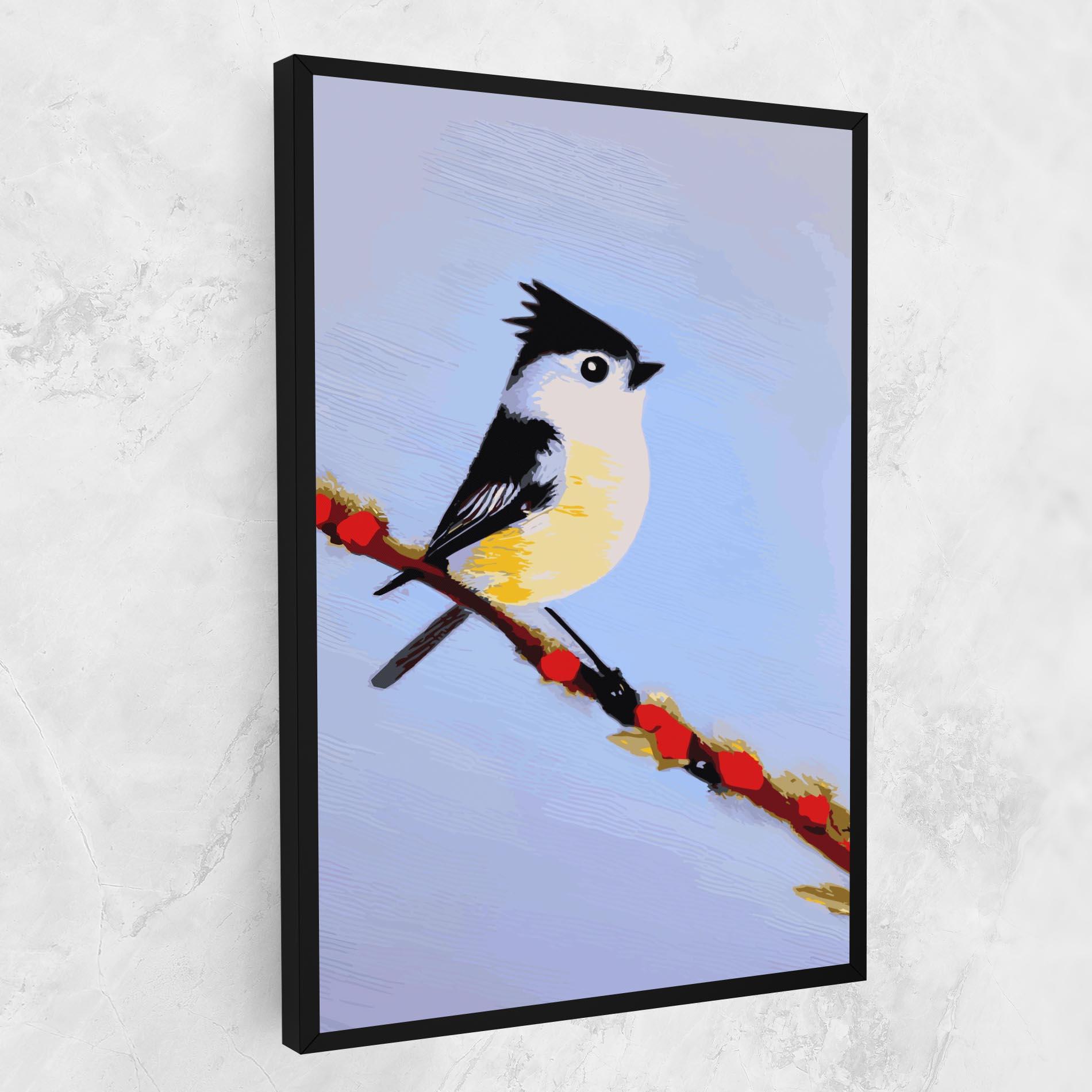 Vászonkép Bird Painting mockup 1