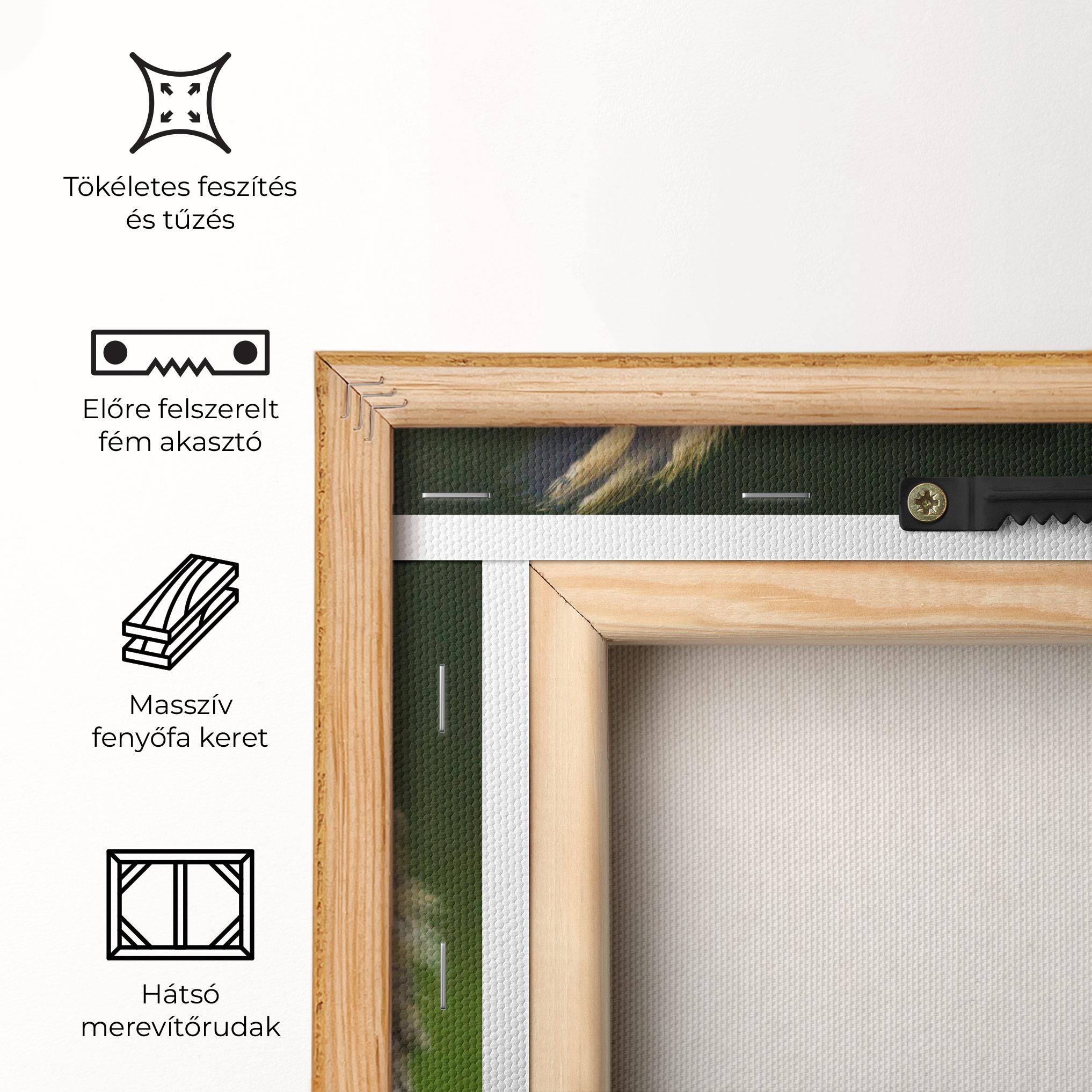 Vászonkép Angry Owl mockup 5