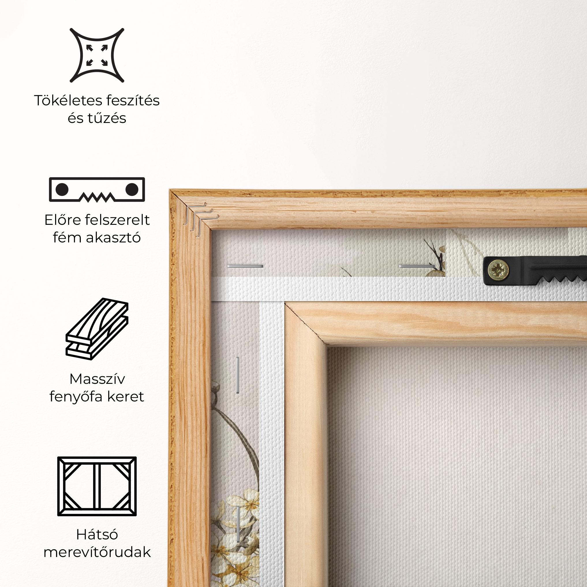 Vászonkép Asian Bird mockup 5