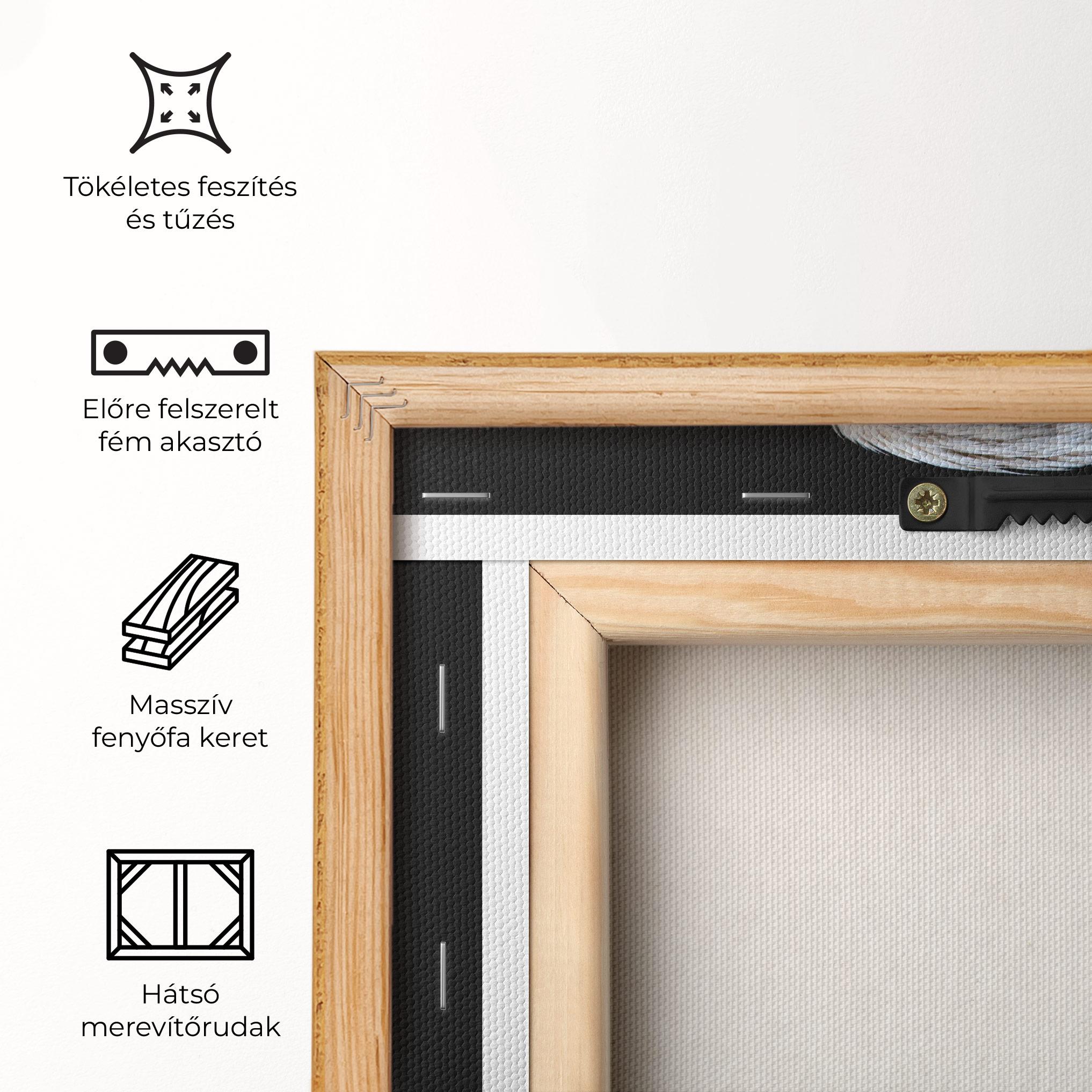 Vászonkép Close Up Eagle mockup 5