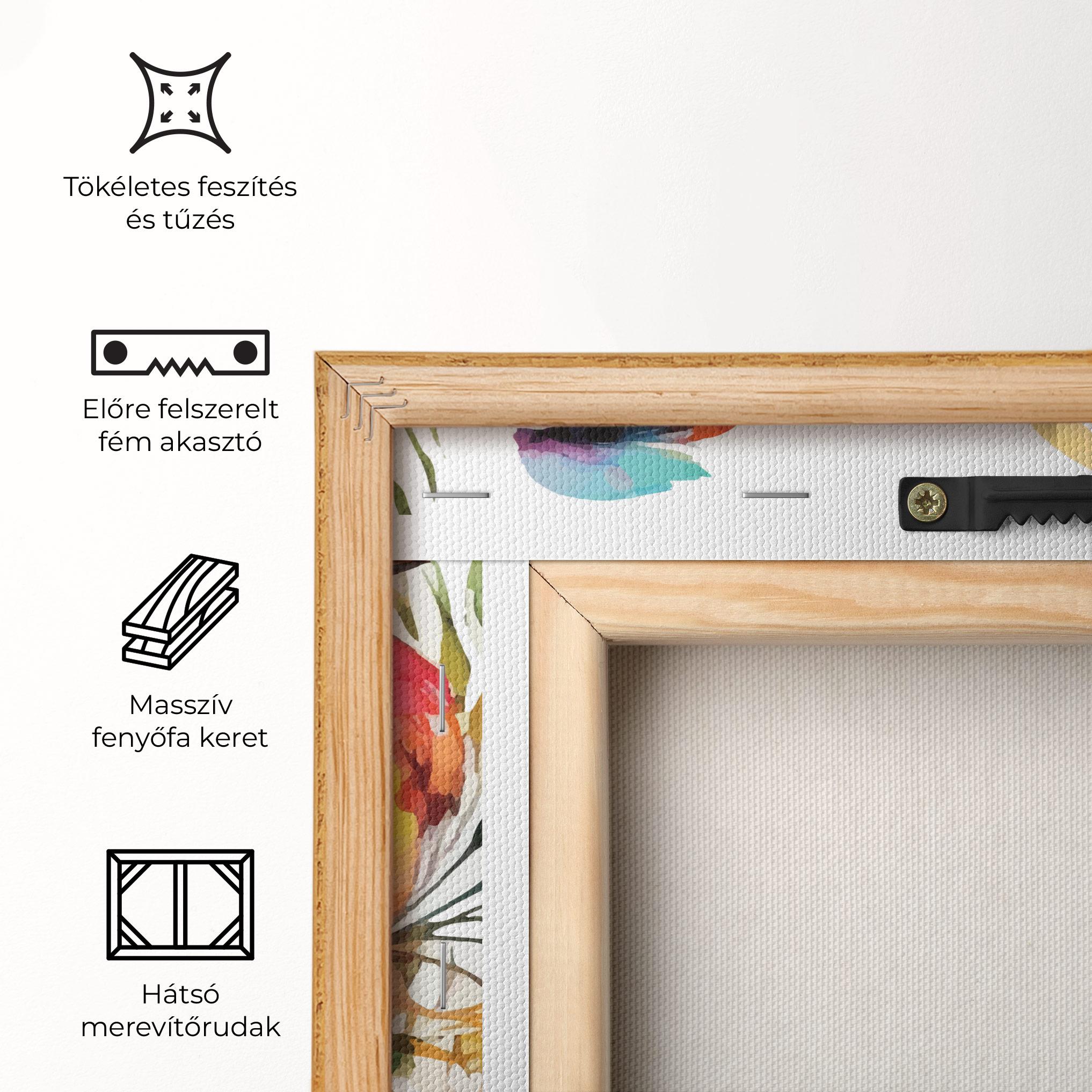 Vászonkép Colorful Birds mockup 5