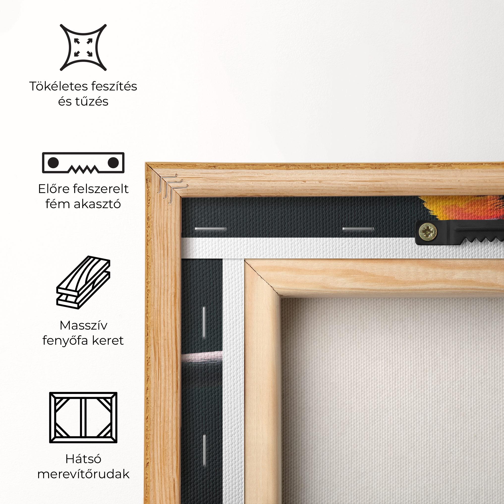 Vászonkép Fire Parrot mockup 5