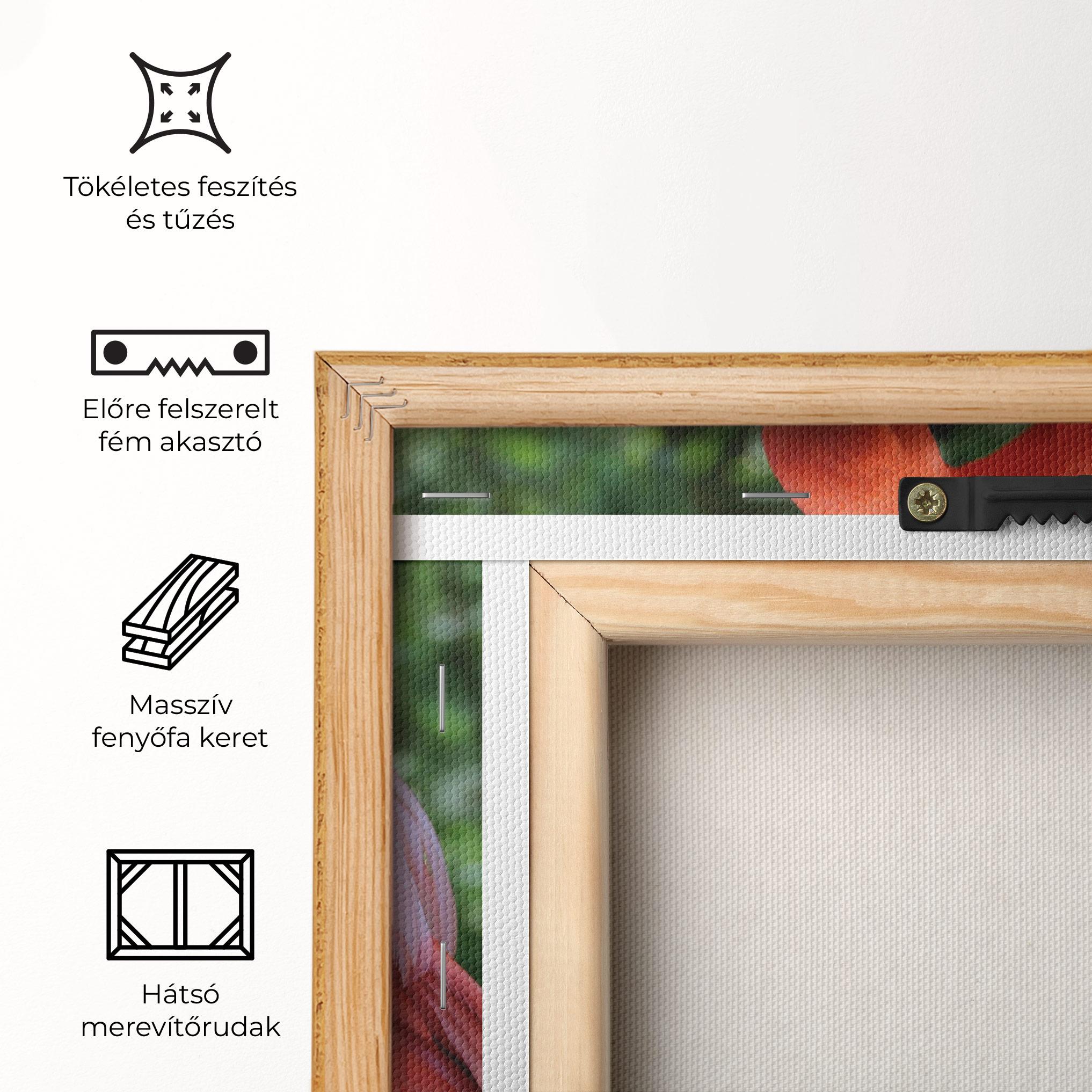 Vászonkép Red Flamingo mockup 5