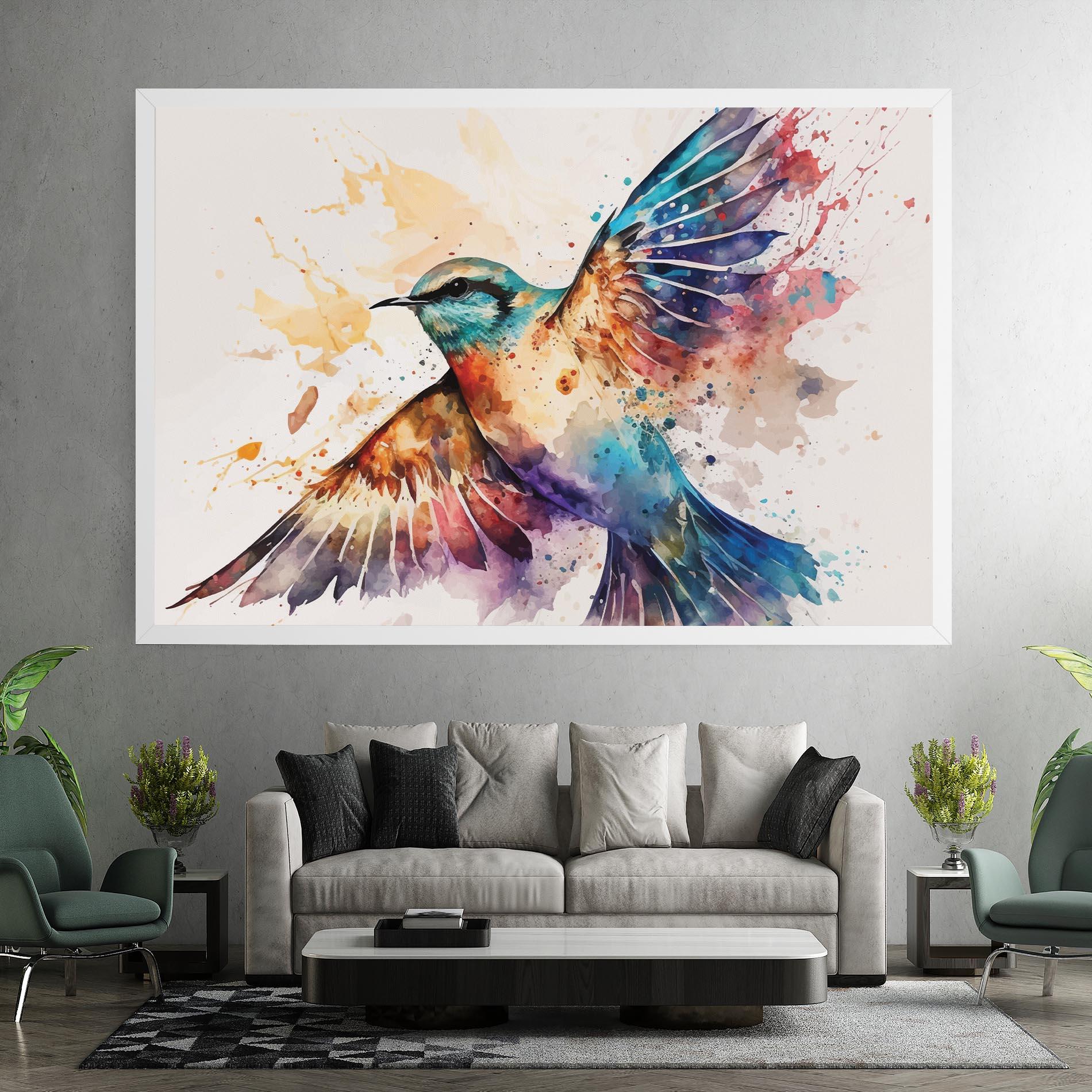 Vászonkép Painted Wings Bird mockup 7