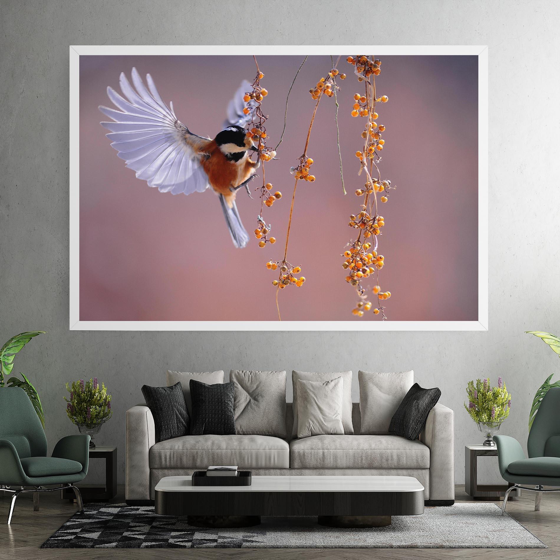 Vászonkép Woodpecker mockup 7