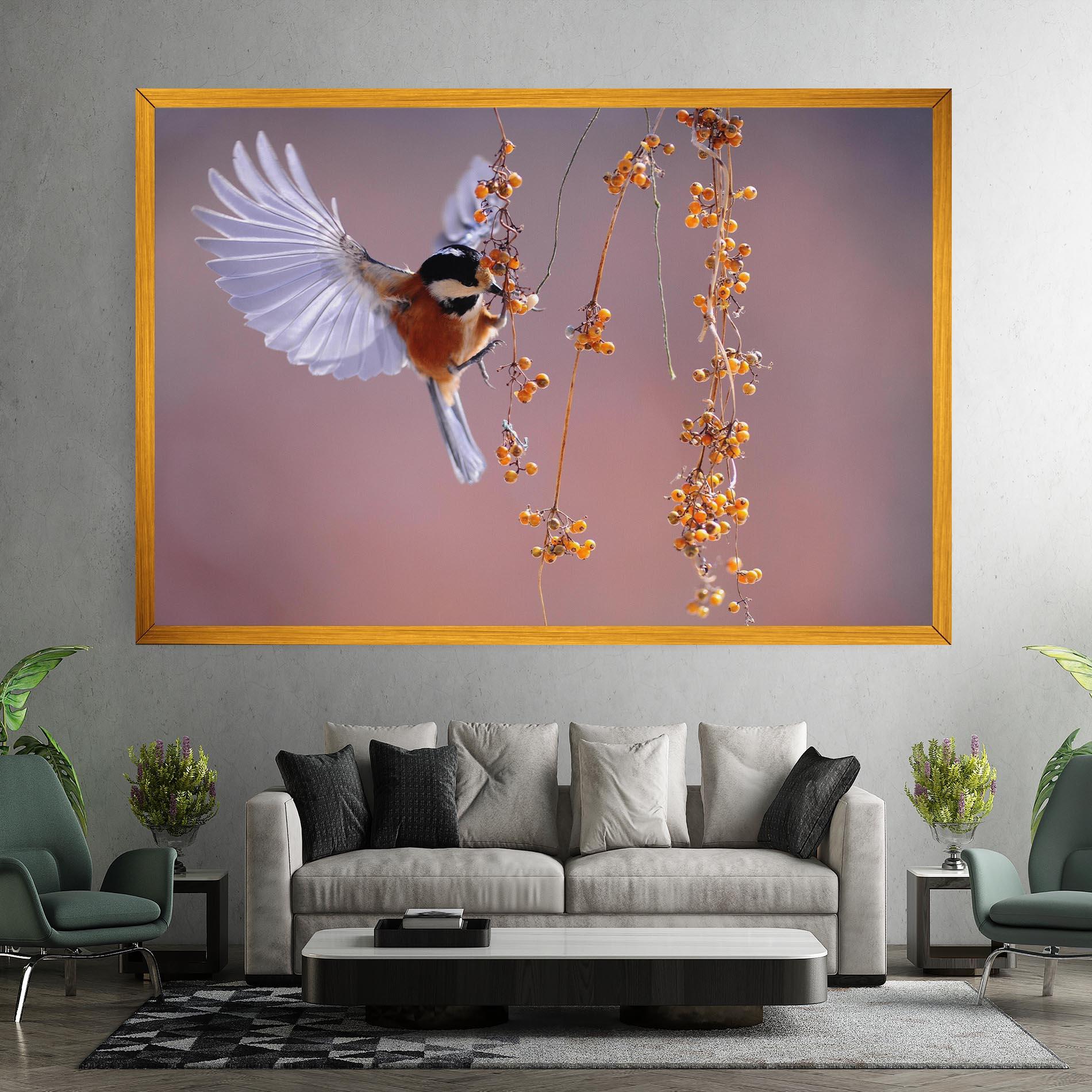 Vászonkép Woodpecker mockup 7