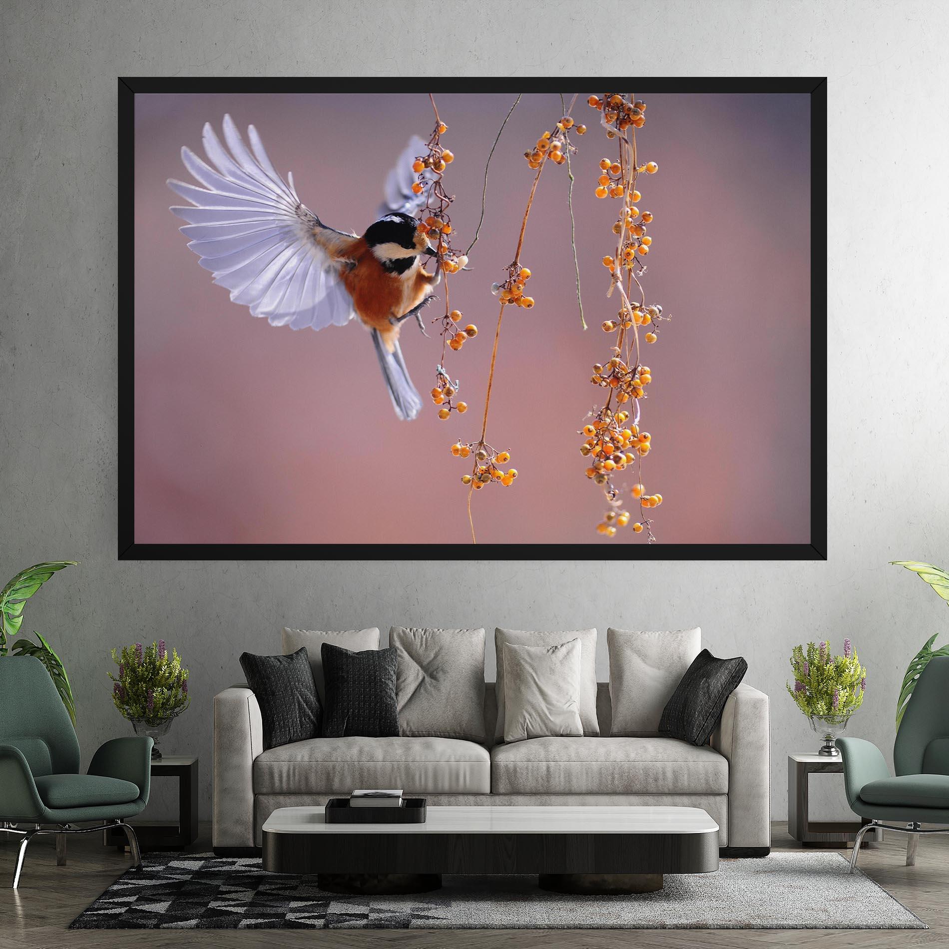 Vászonkép Woodpecker mockup 7