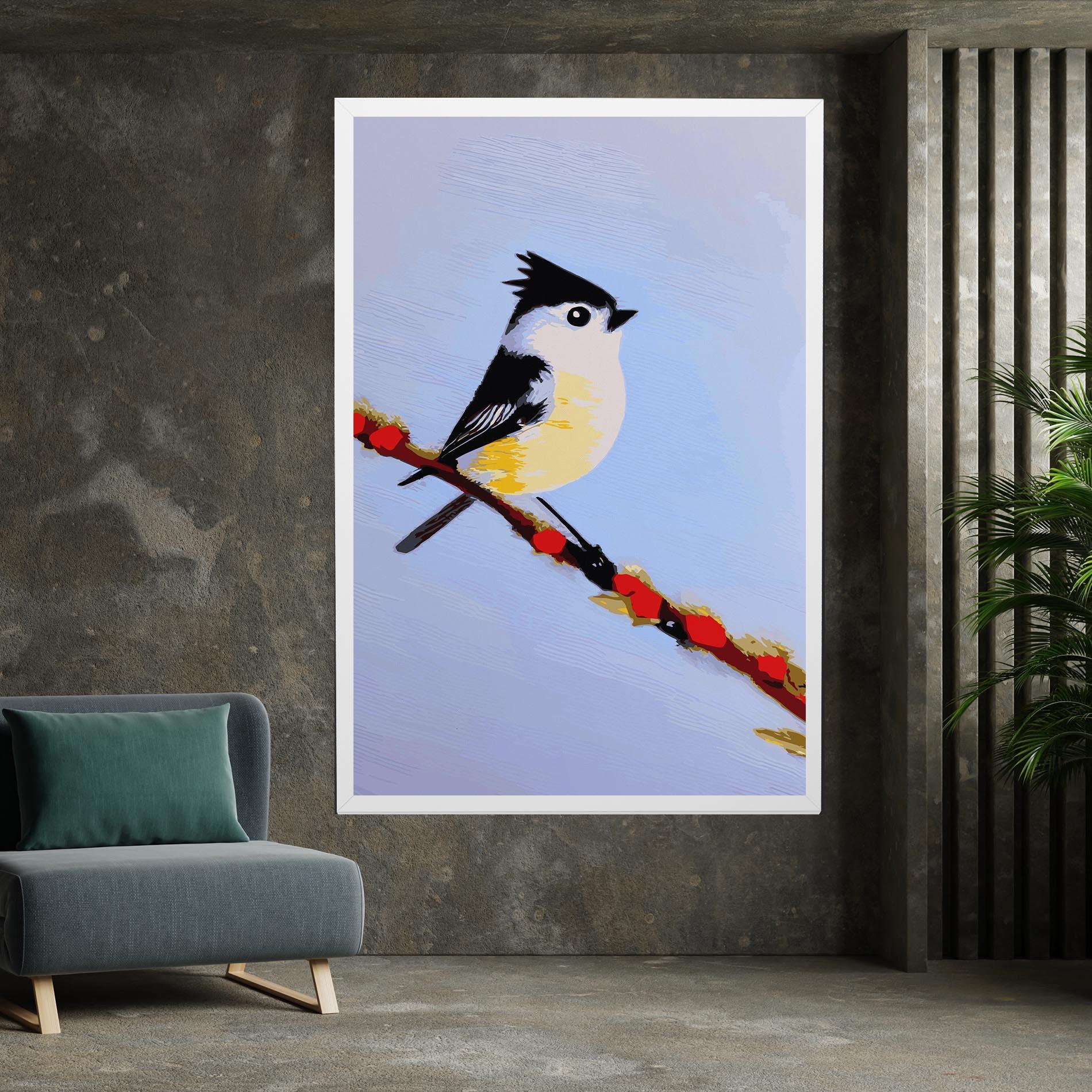 Vászonkép Bird Painting mockup 7