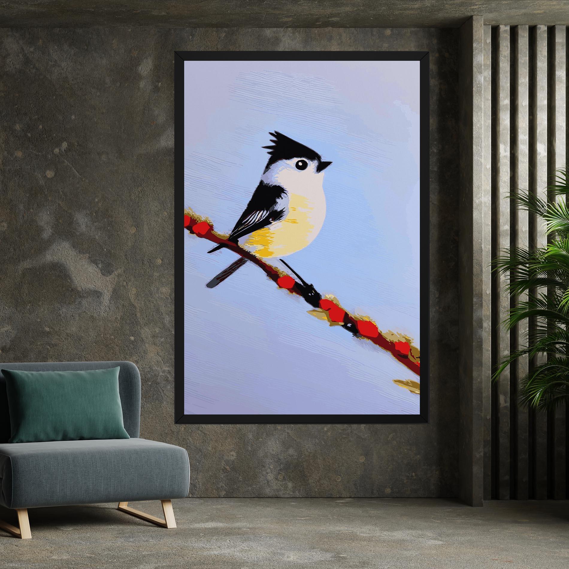 Vászonkép Bird Painting mockup 7