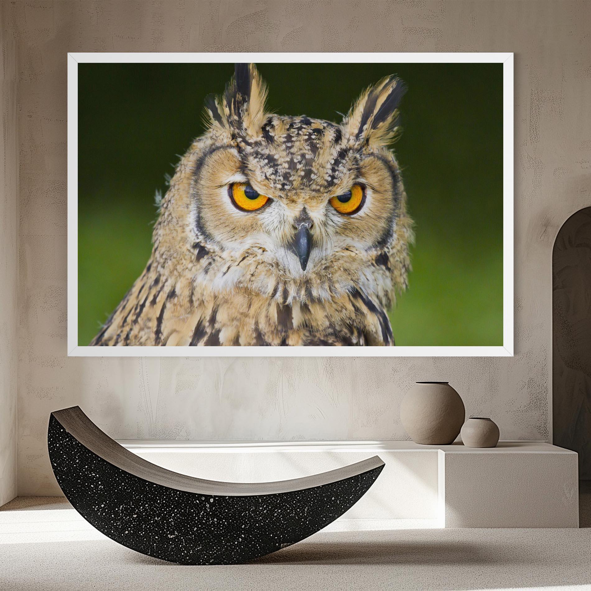 Vászonkép Angry Owl mockup 8