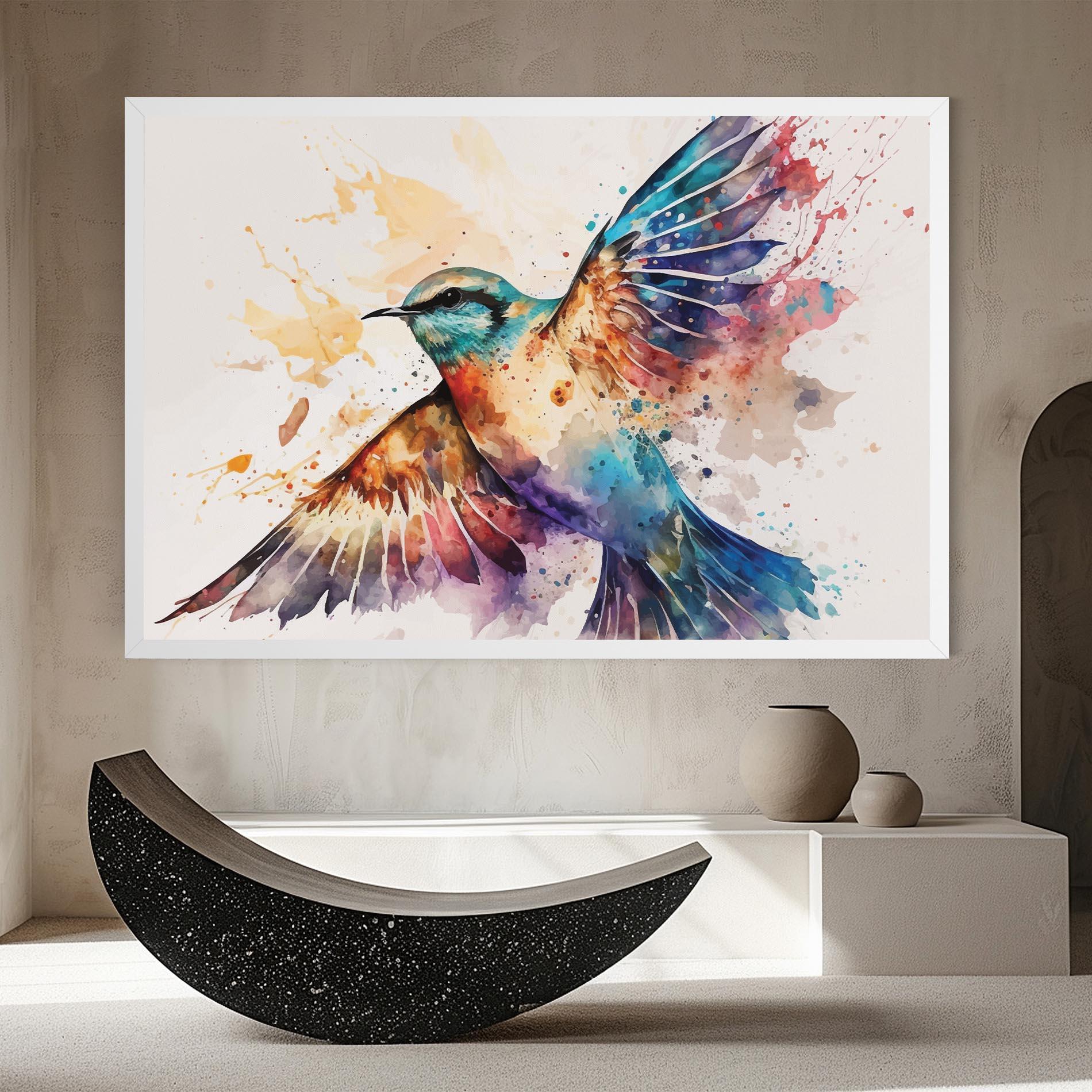 Vászonkép Painted Wings Bird mockup 8