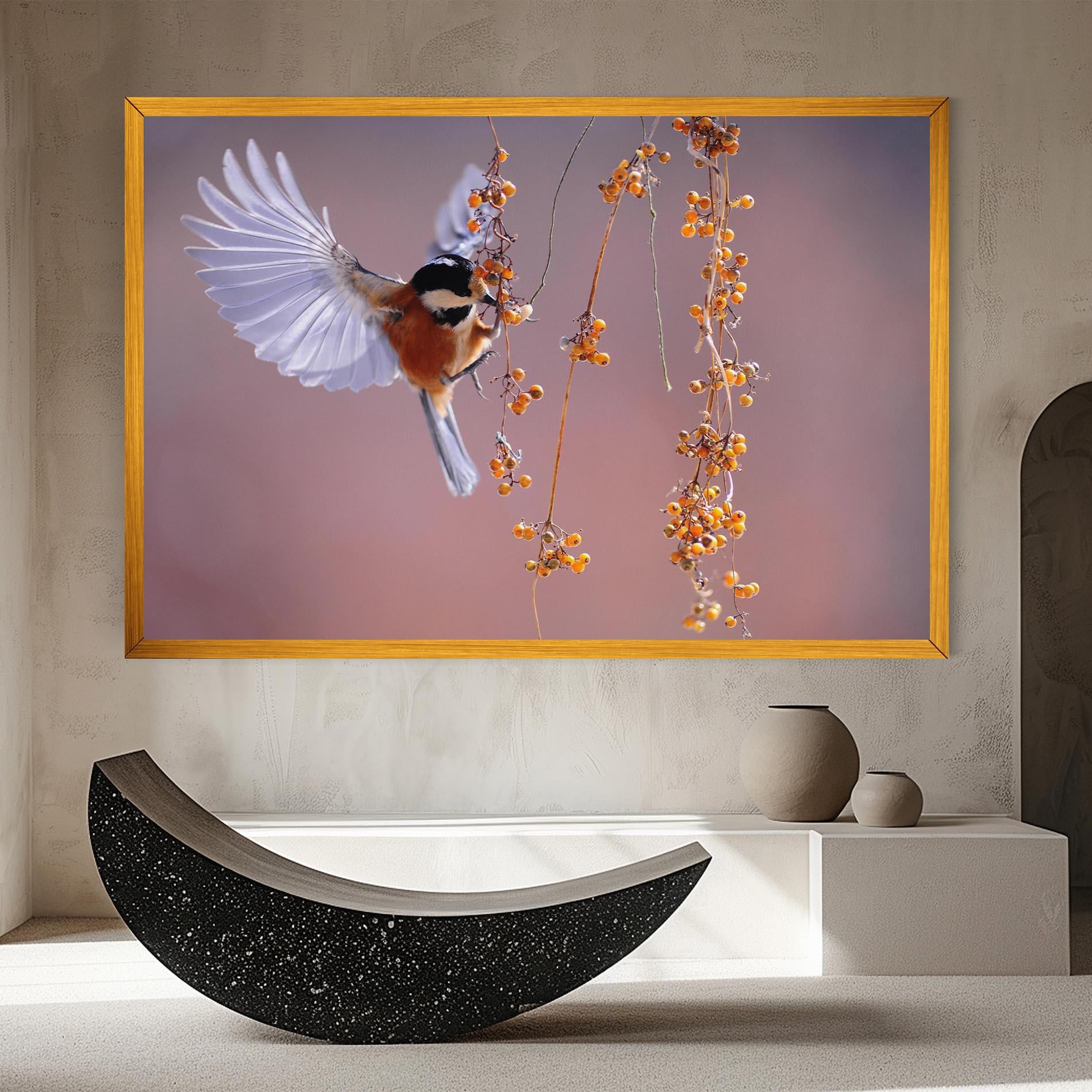 Vászonkép Woodpecker mockup 8