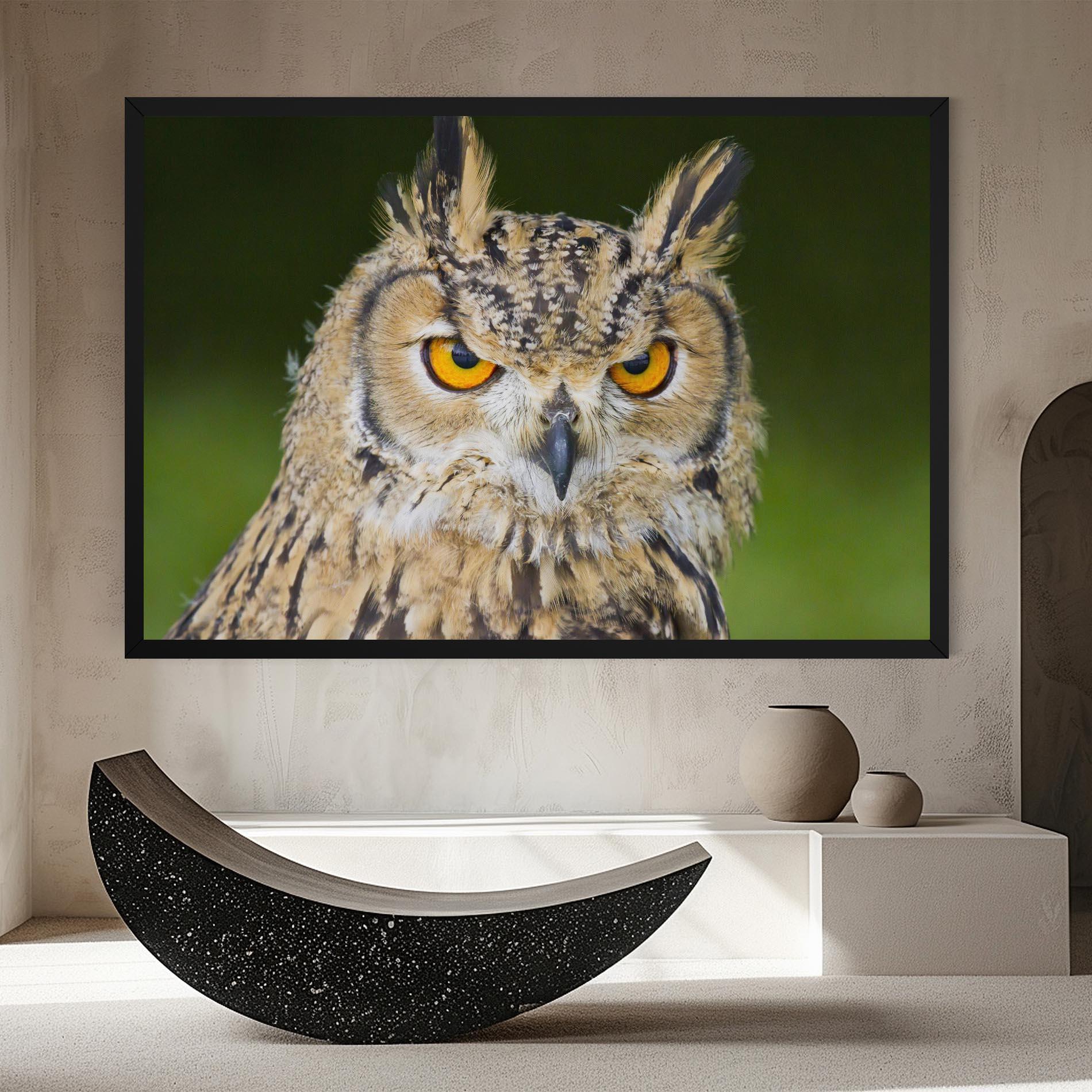 Vászonkép Angry Owl mockup 8