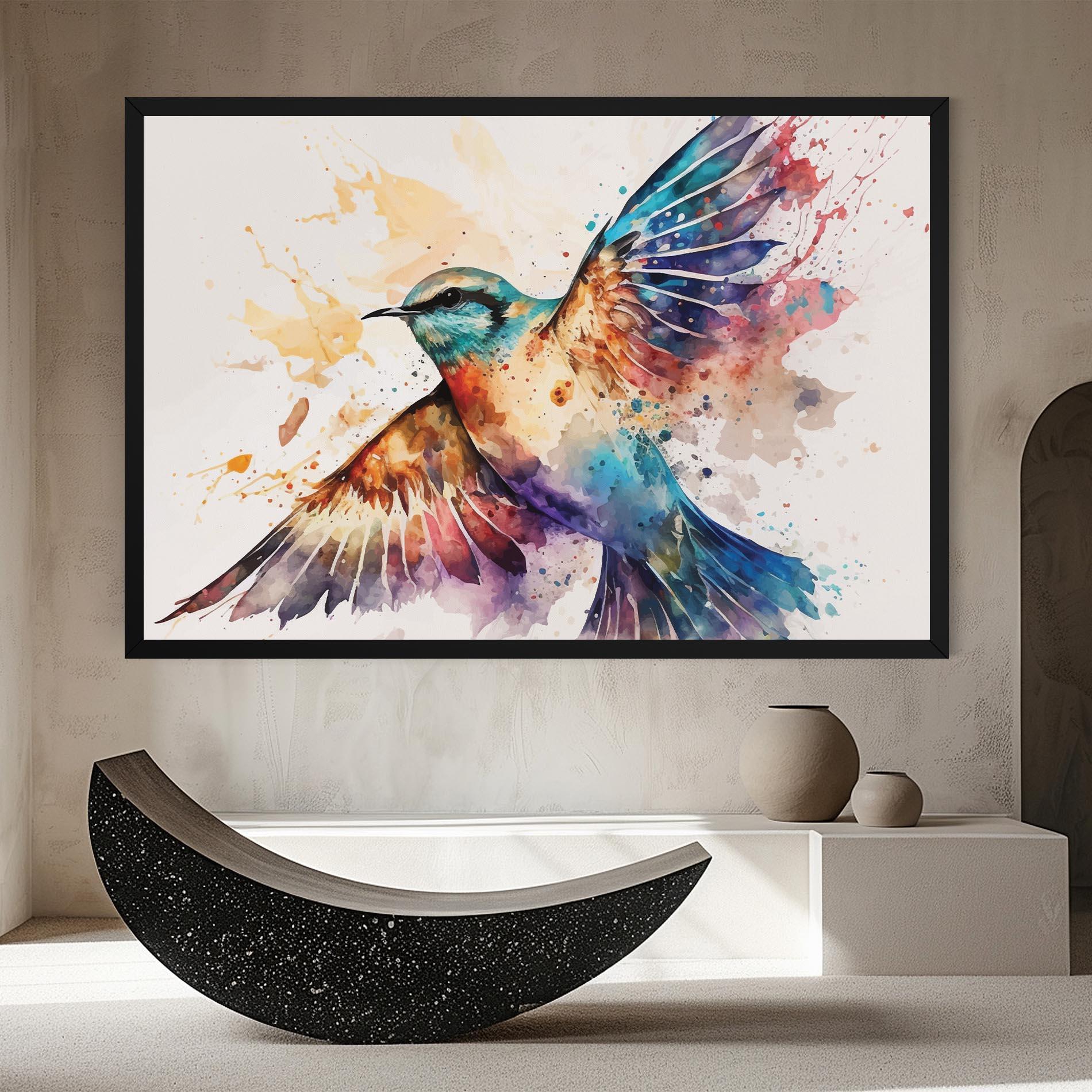 Vászonkép Painted Wings Bird mockup 8