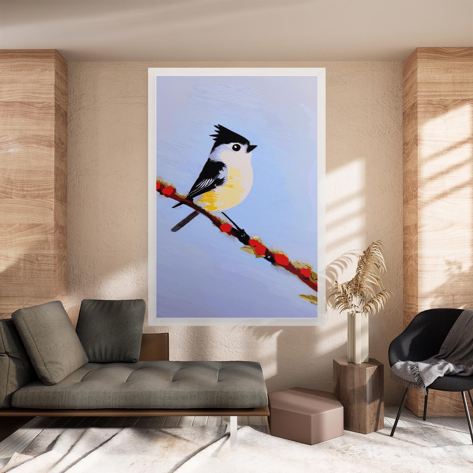 Vászonkép Bird Painting mockup 8
