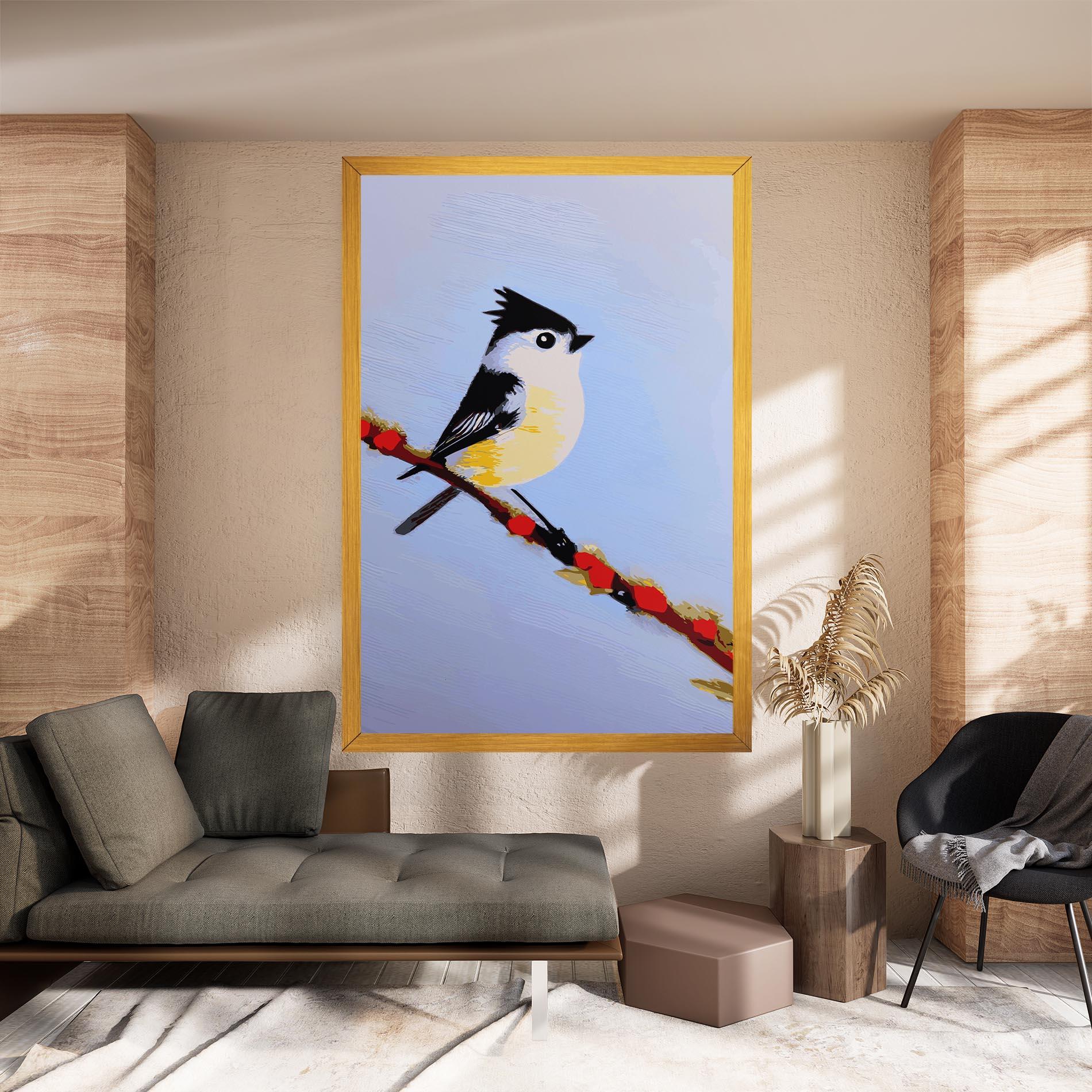 Vászonkép Bird Painting mockup 8