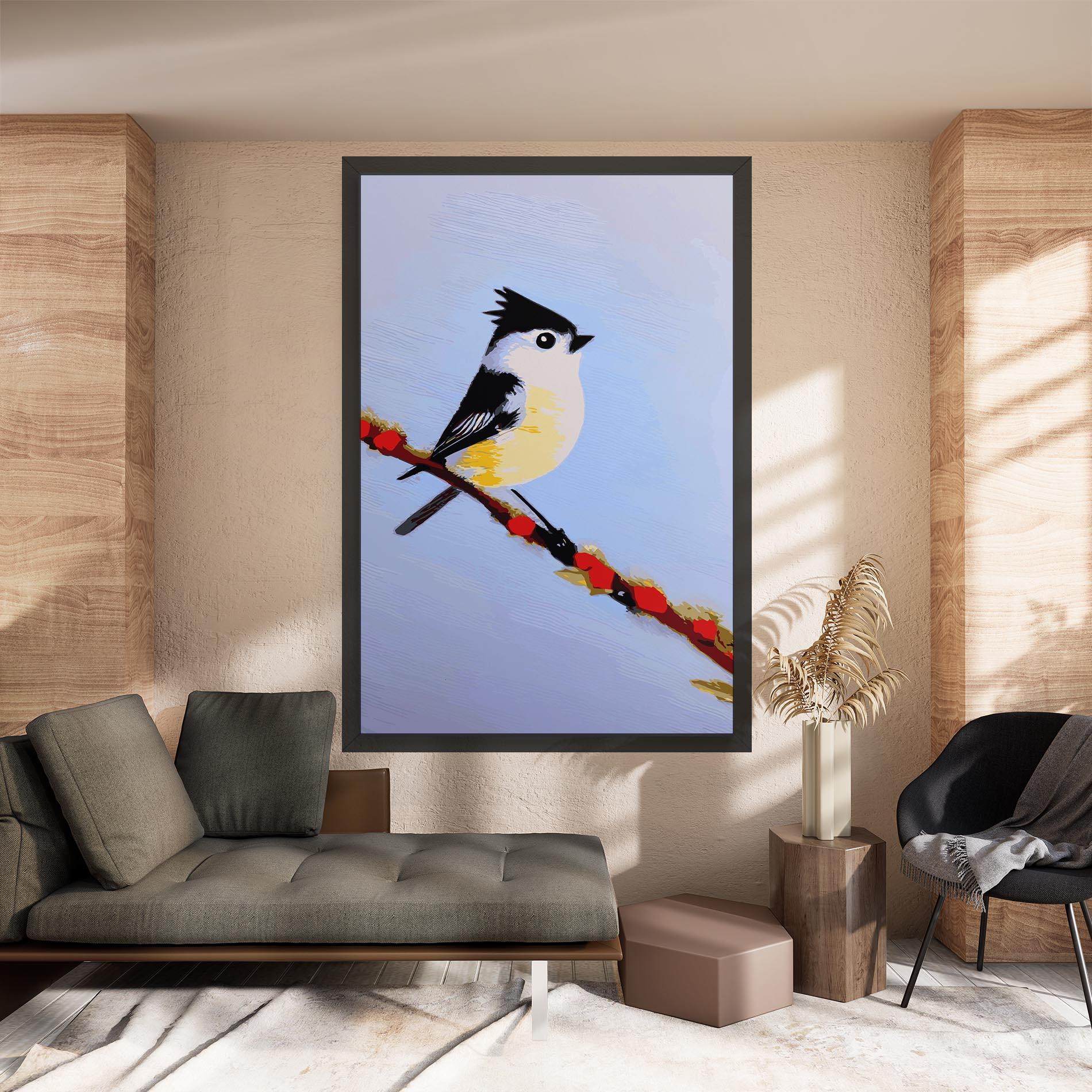Vászonkép Bird Painting mockup 8