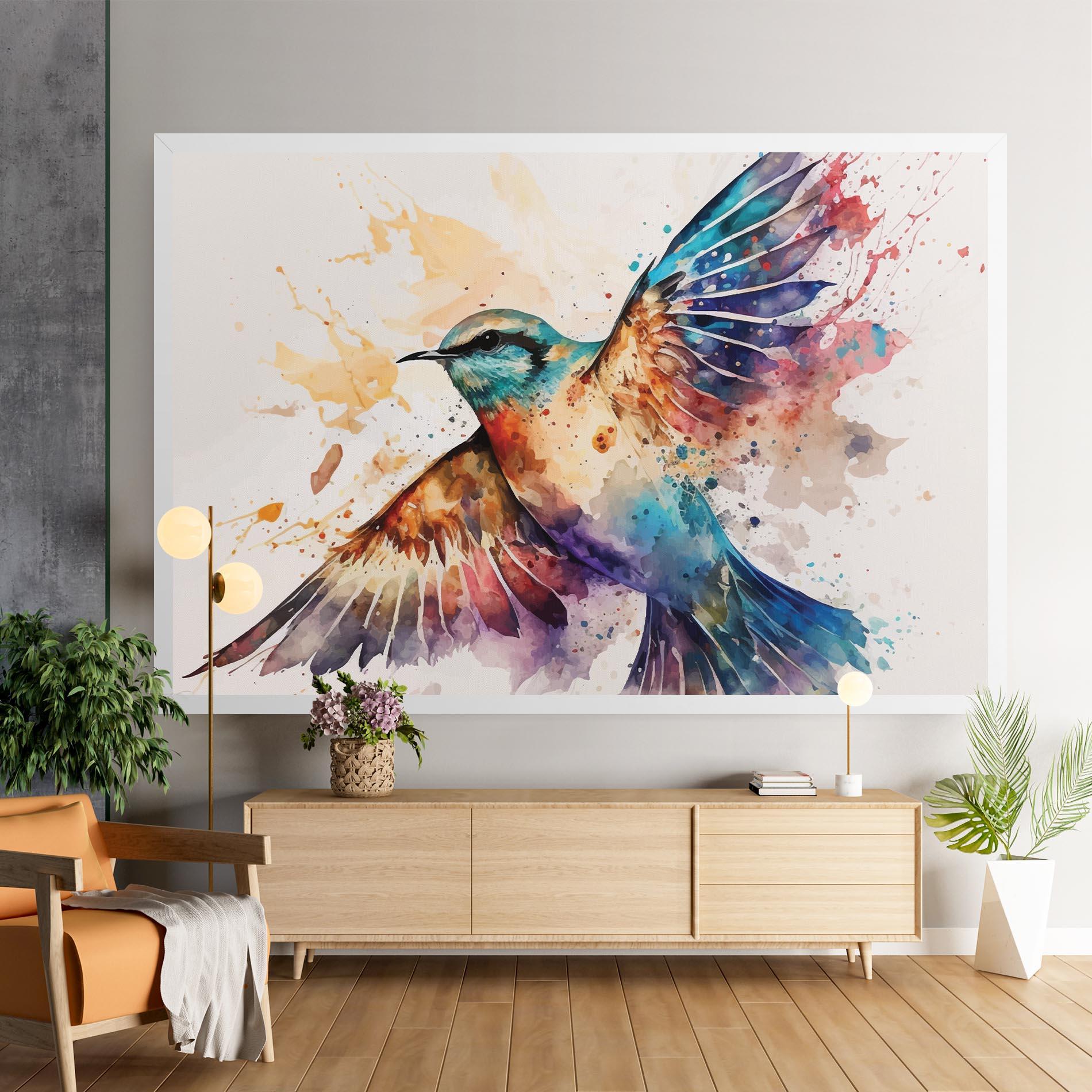 Vászonkép Painted Wings Bird mockup 9